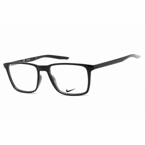 Nike Unisex Eyeglasses - Clear Lens Black Plastic Square Shape Frame | NIKE 7130 001