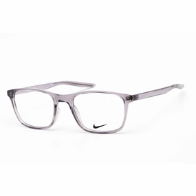 Nike Unisex Eyeglasses - Crystal Dark Raisin Plastic Square Frame | NIKE 7129 500