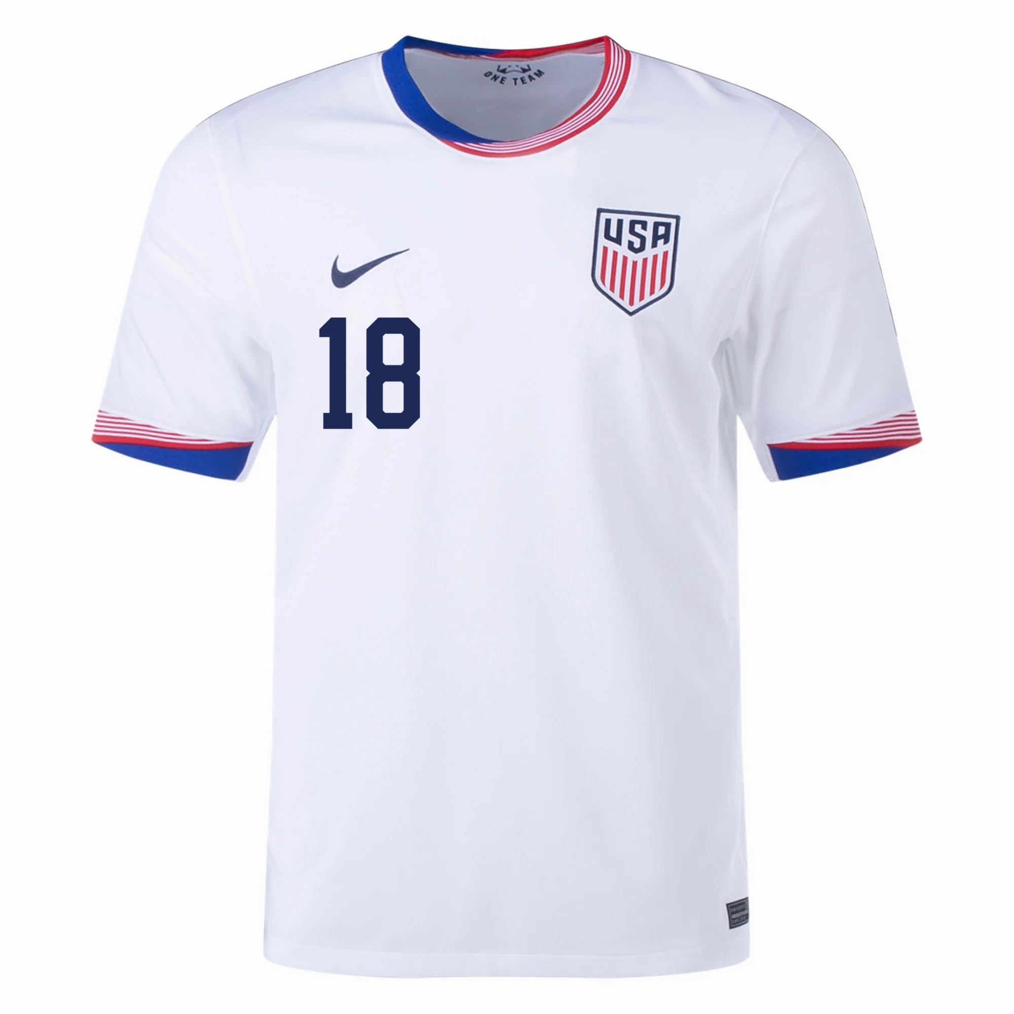 Nike United States Ricardo Pepi Home Jersey 24/25 (White)