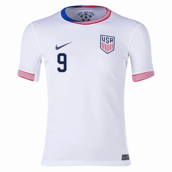 Nike Youth United States Jesus Ferreira Home Jersey 24/25 (White)