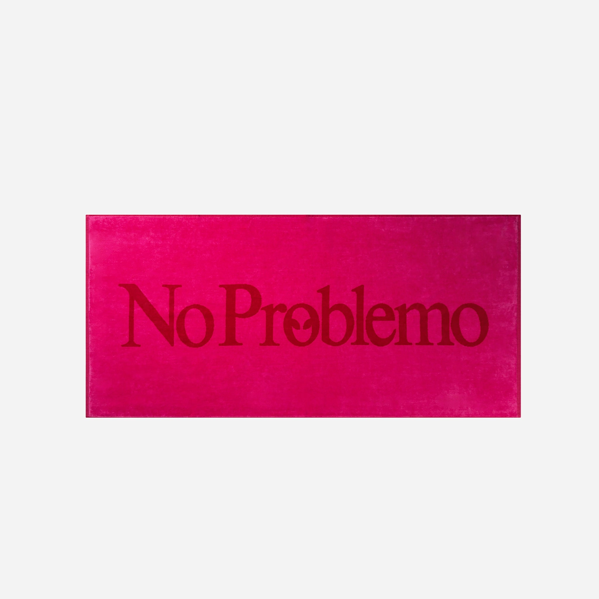 No Problemo Beach Towel Pink