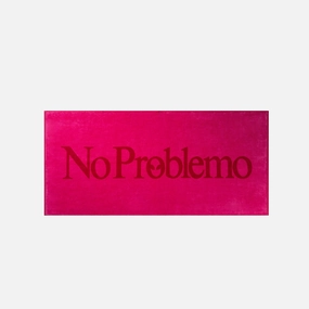 No Problemo Beach Towel Pink