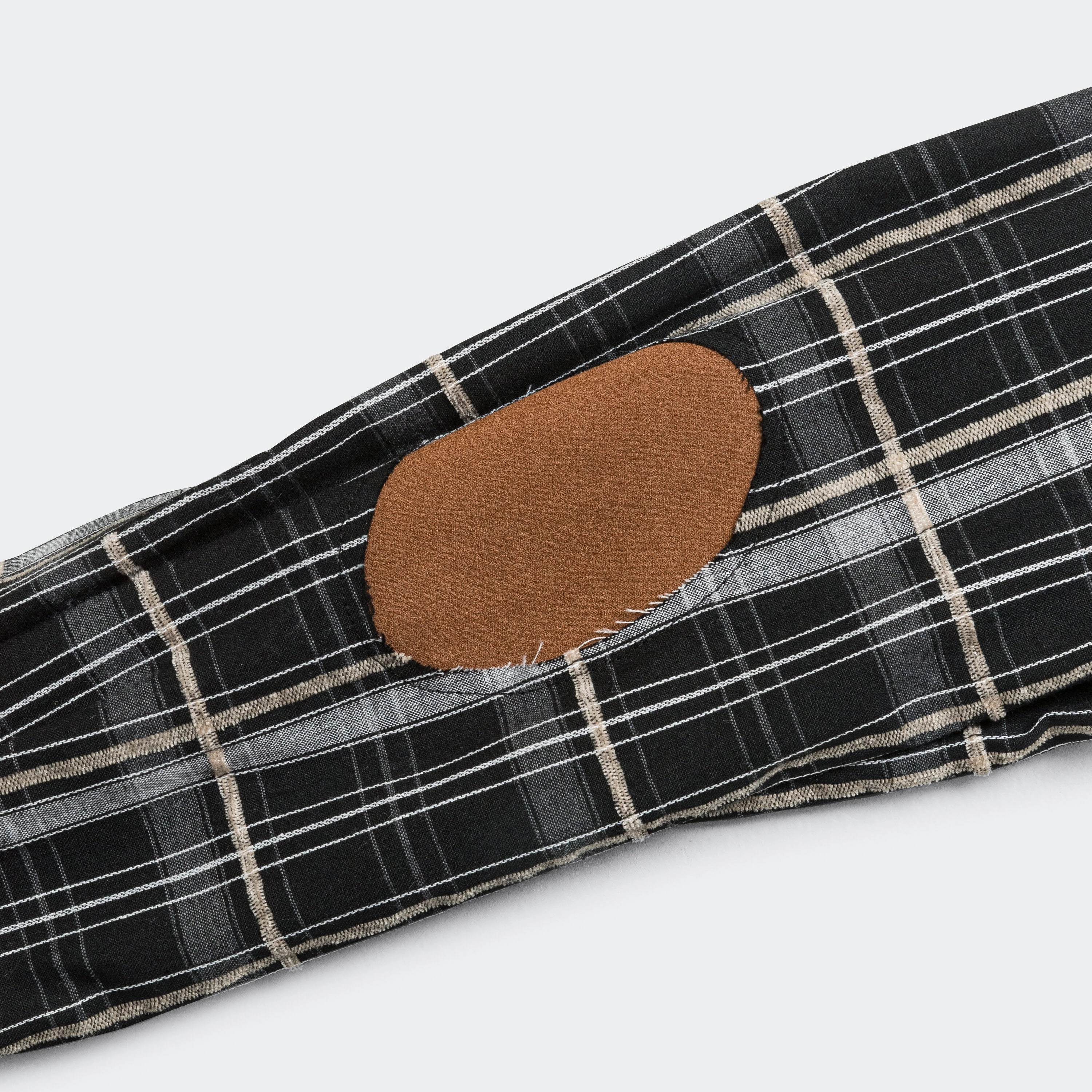 Noah Patch Check Shirt - Black