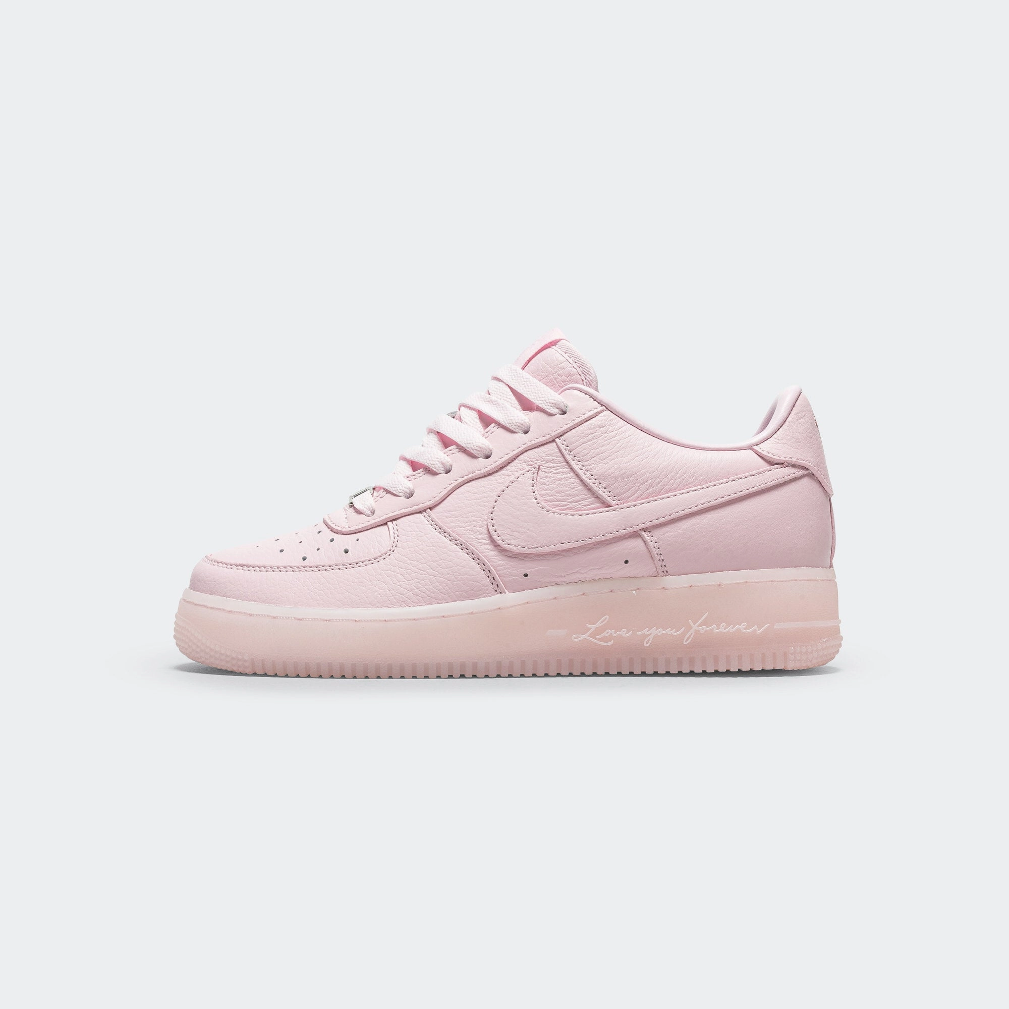 Nocta Air Force 1 Low (GS) - Pink Foam/Cobalt Tint-Metallic Silver