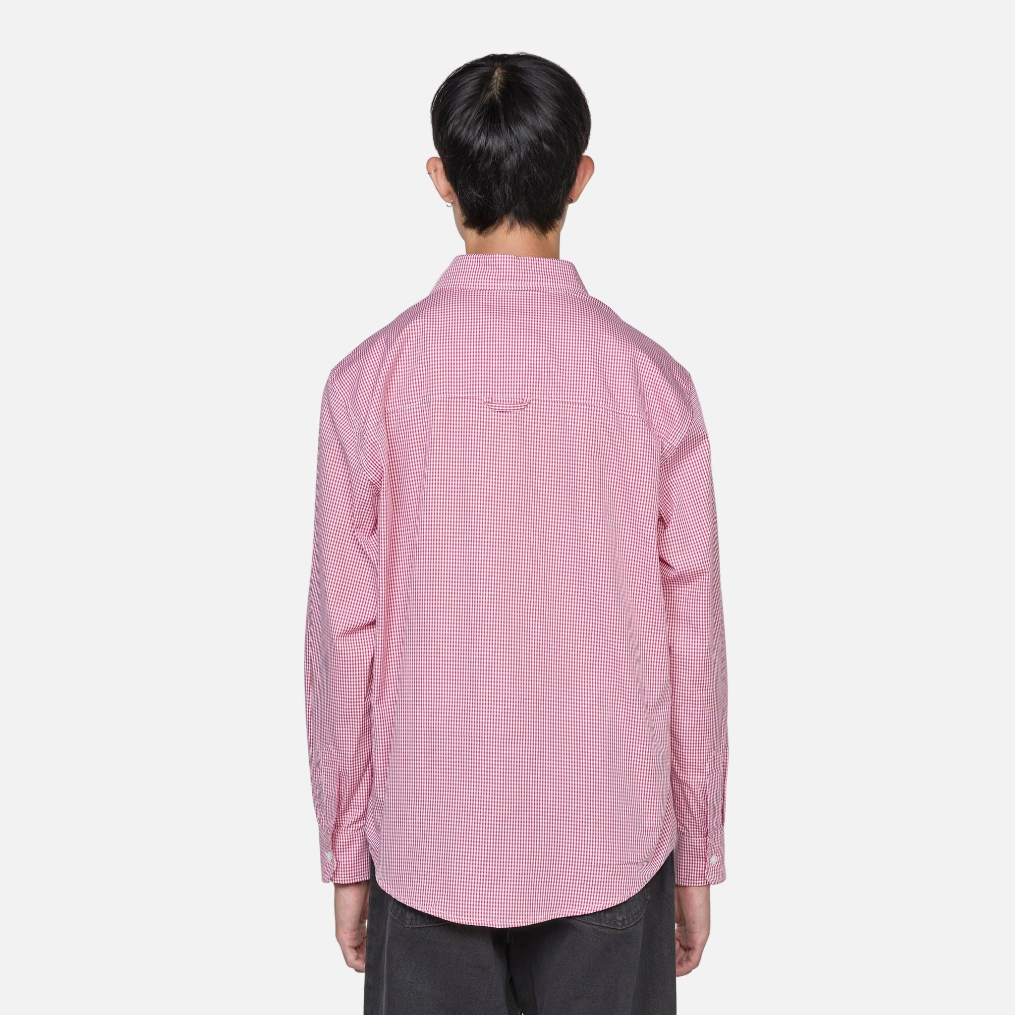 O Gingham Shirt Red | White