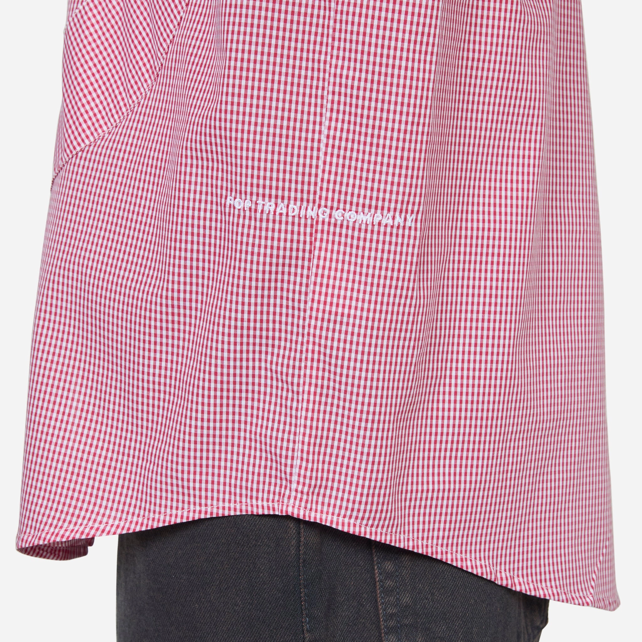 O Gingham Shirt Red | White