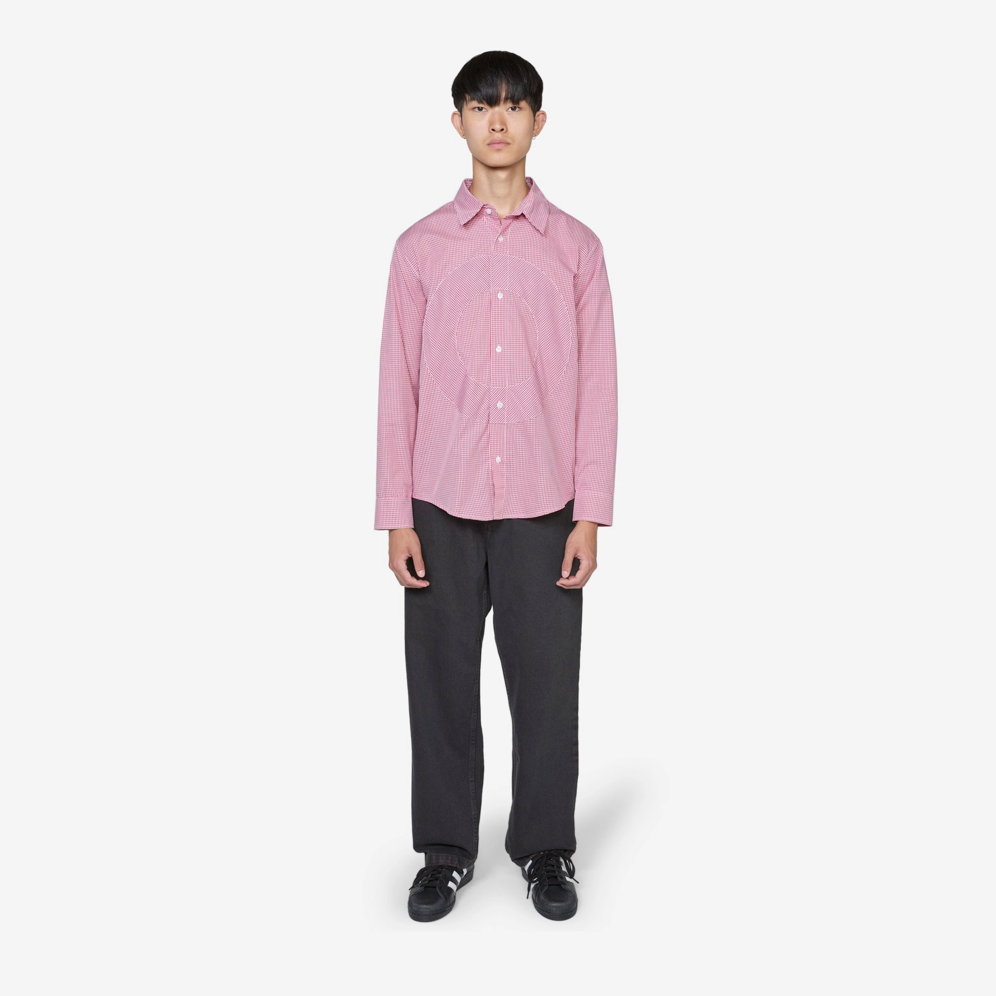 O Gingham Shirt Red | White