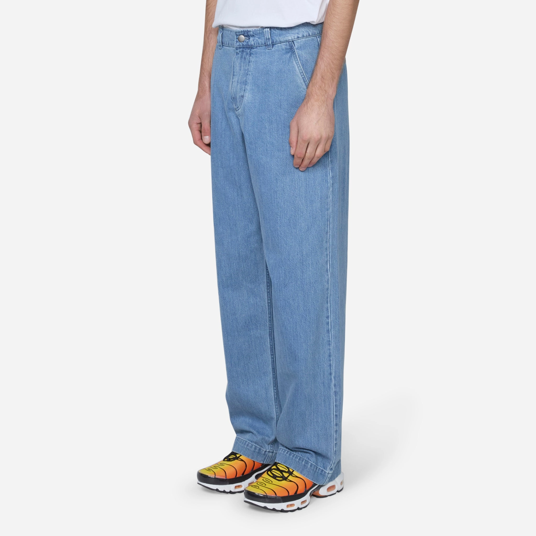 Olympics Agnostic El Jeano Skate Pants Ashen Slate | White