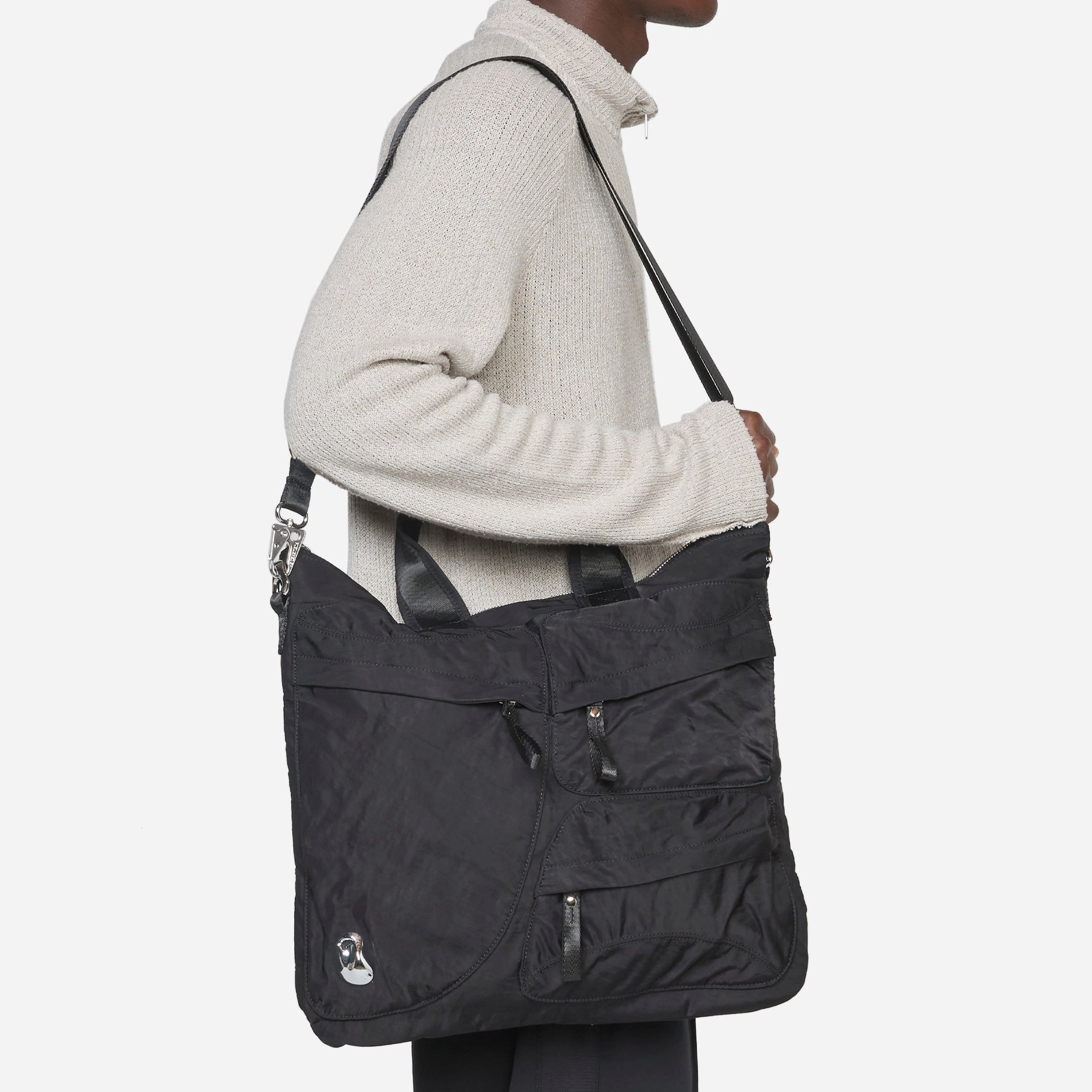 Outdoor Shopper Black | Chrome