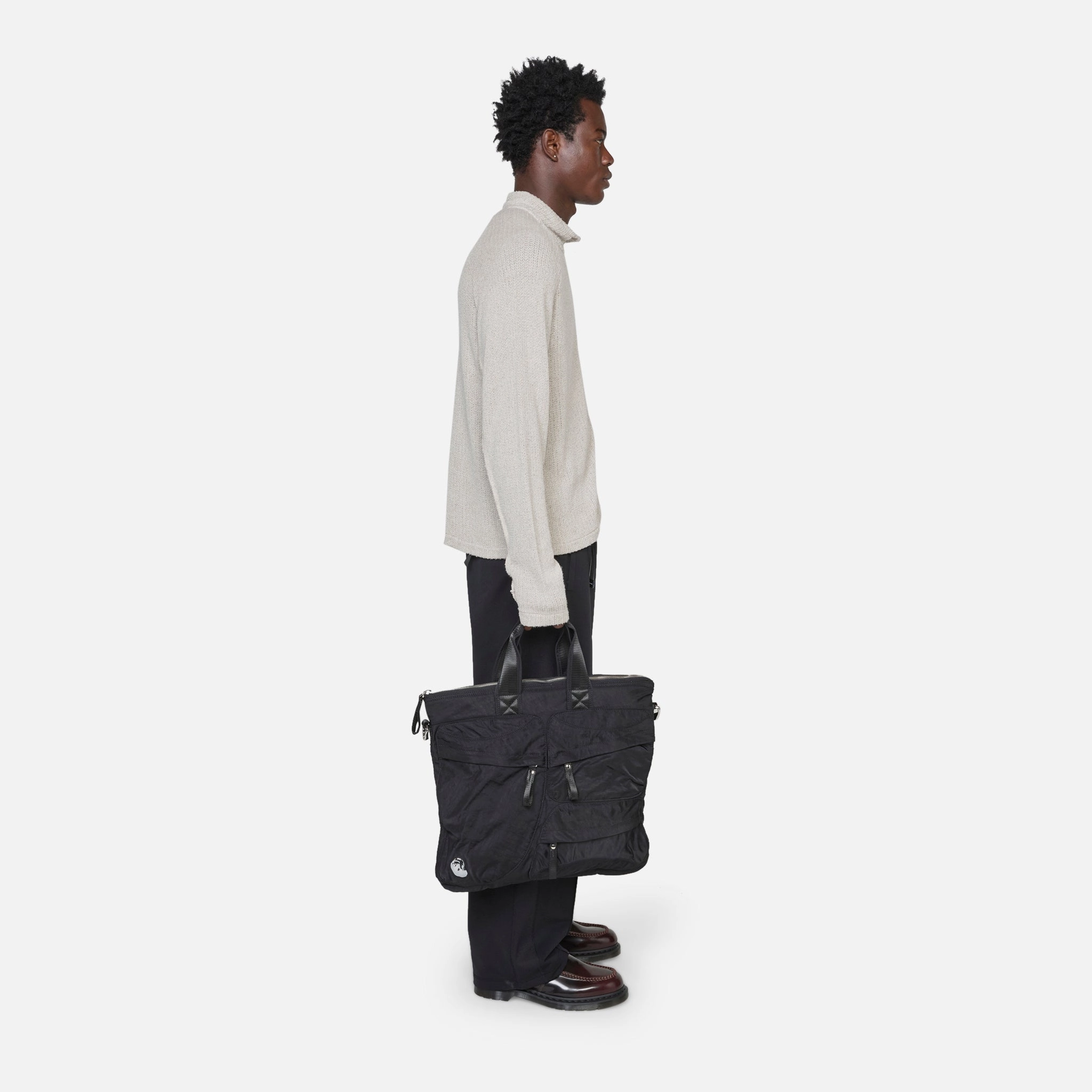 Outdoor Shopper Black | Chrome