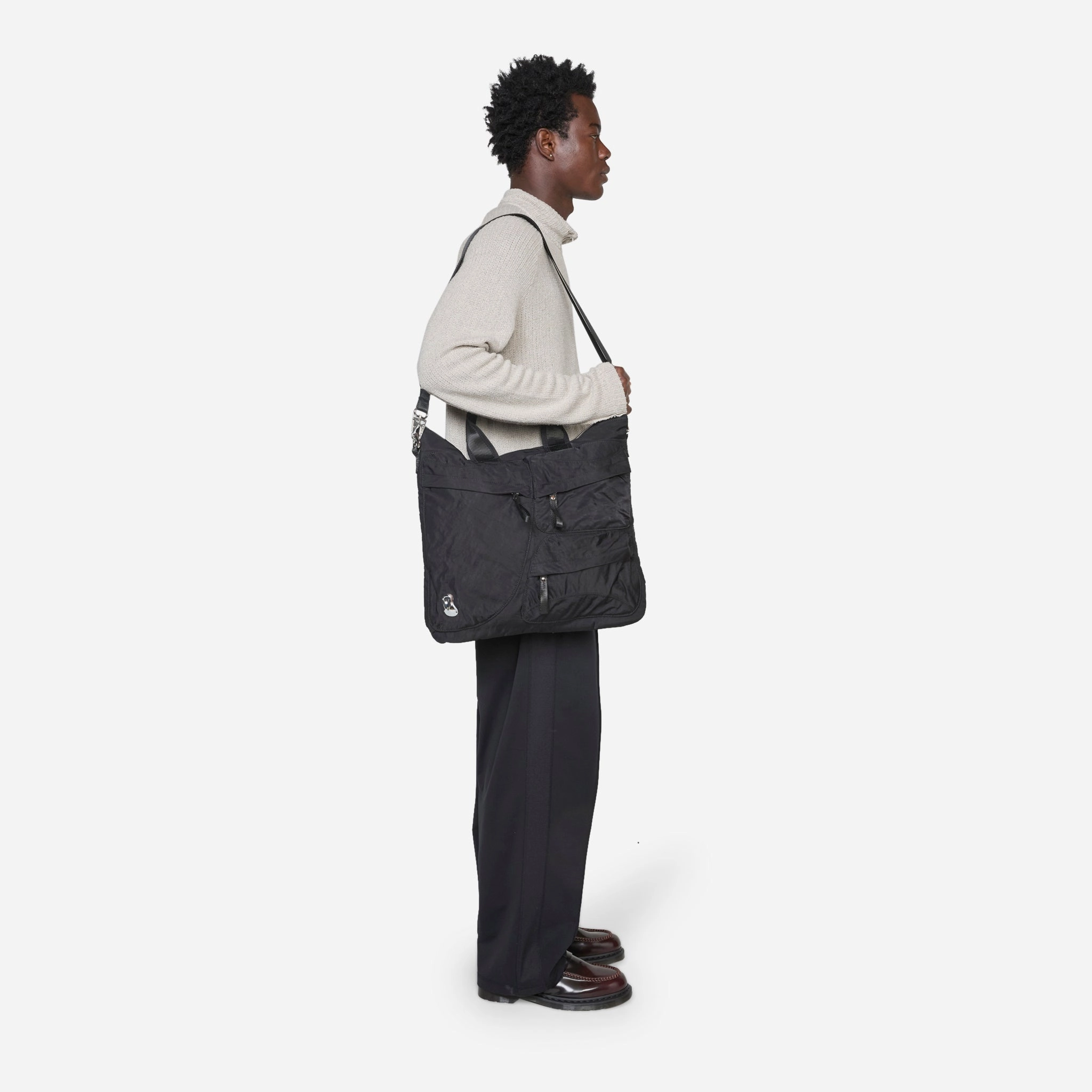 Outdoor Shopper Black | Chrome
