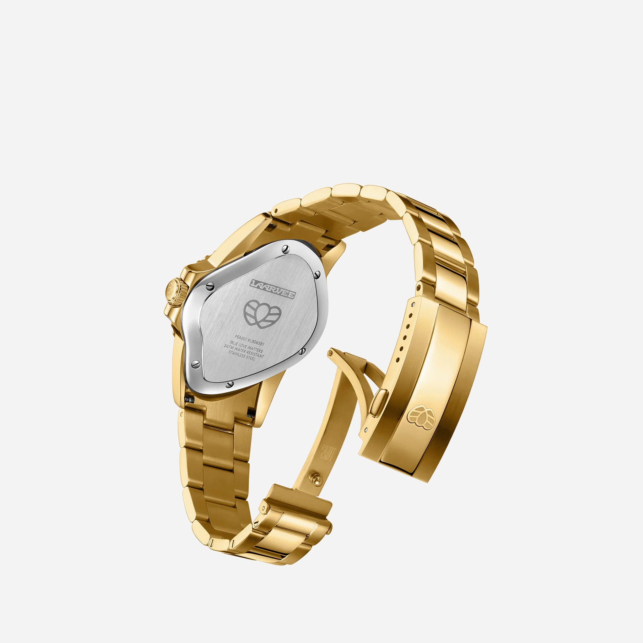 PEA001 Golden Precision Steel | Black Bezel | Black Dial 40mm