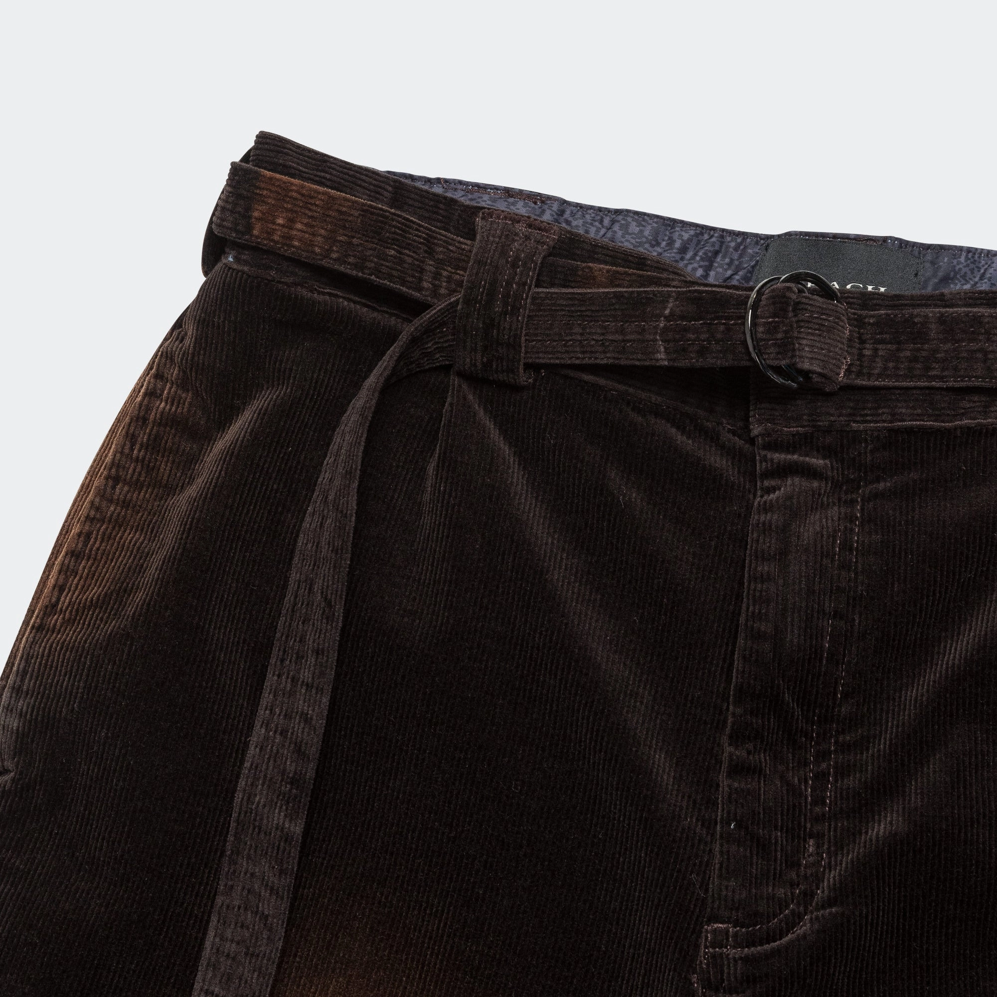 Pleated Work Pant - Washed Brown