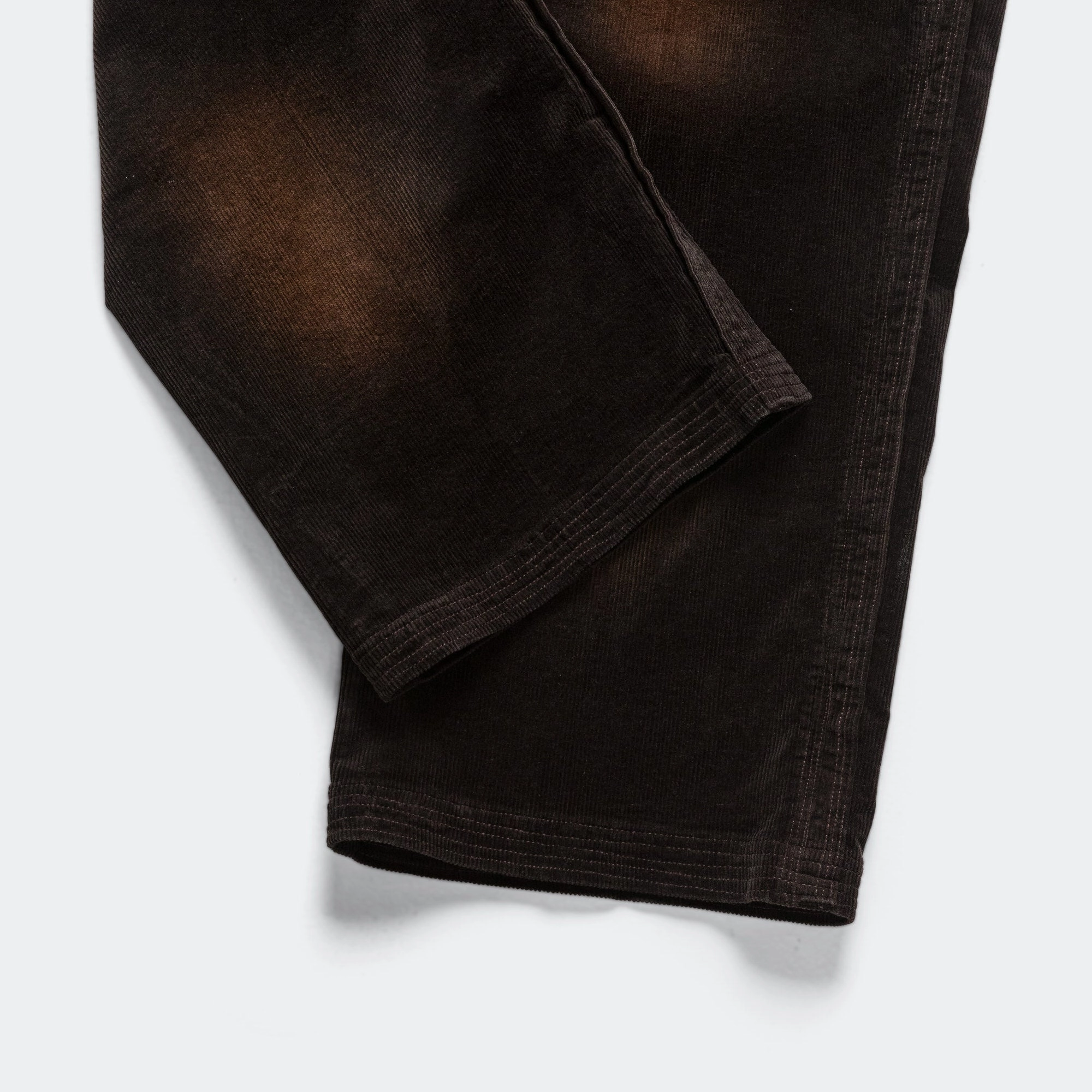 Pleated Work Pant - Washed Brown