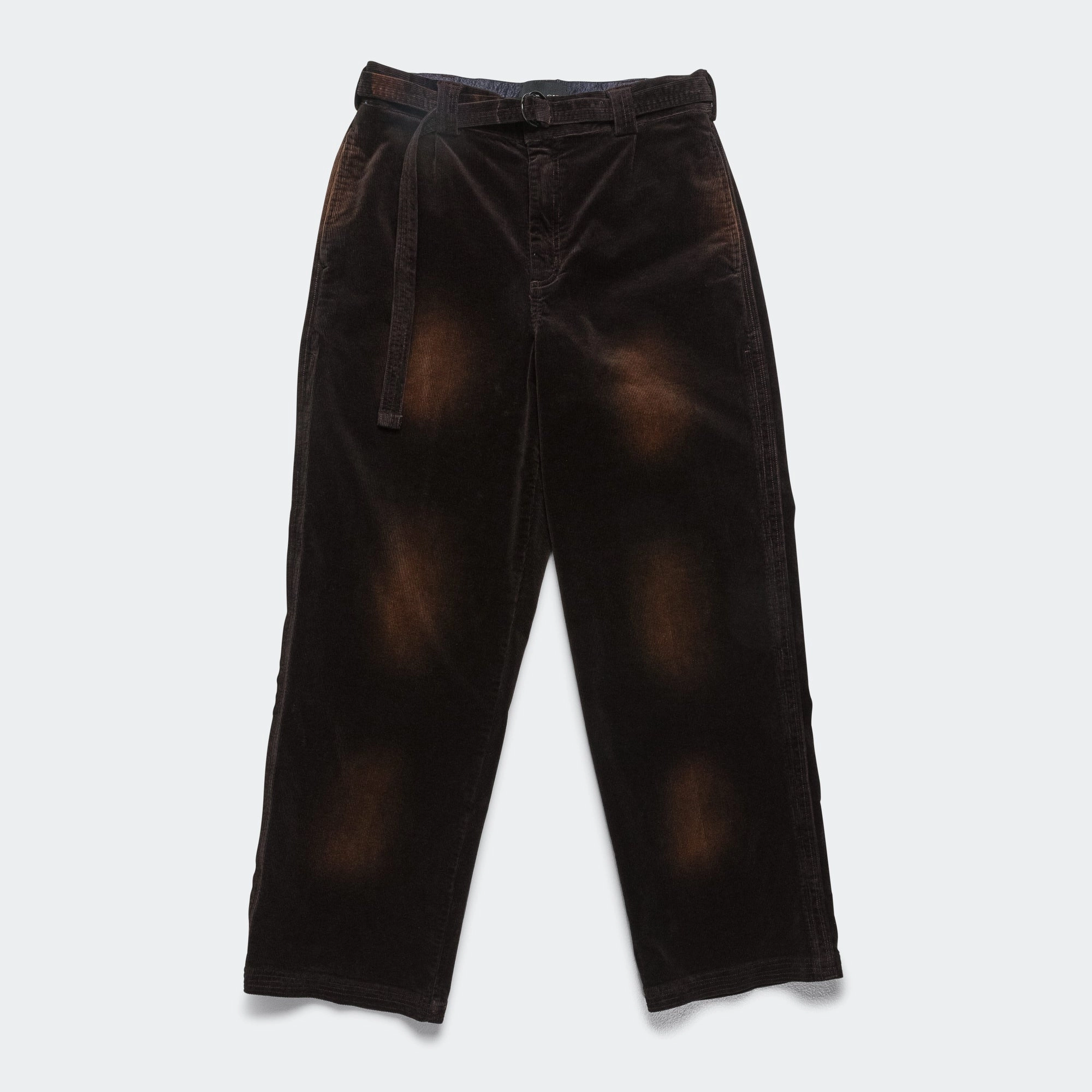 Pleated Work Pant - Washed Brown