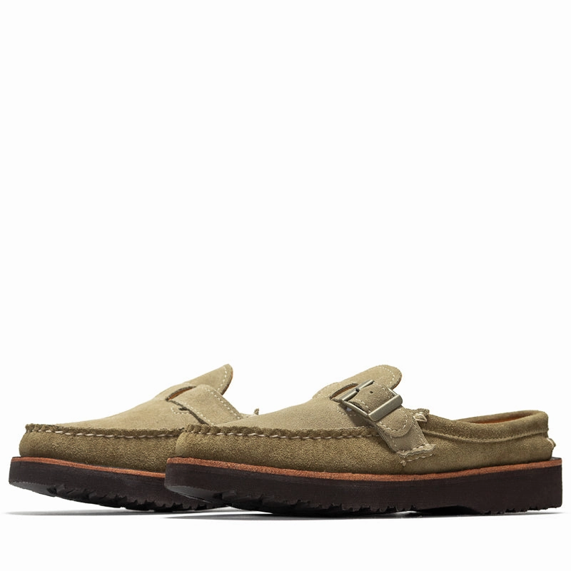 Politics x Easymoc Easy Buckle Moc - Olive/Stone Suede
