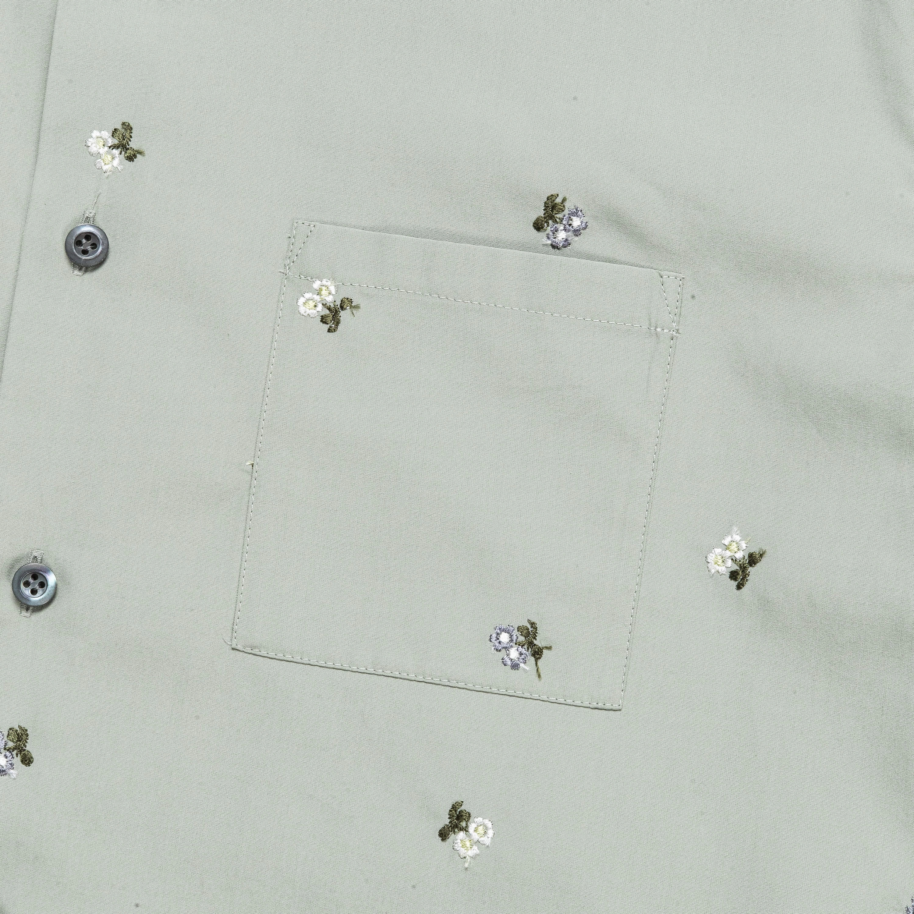 Popeline Shirt - Argile Flowers