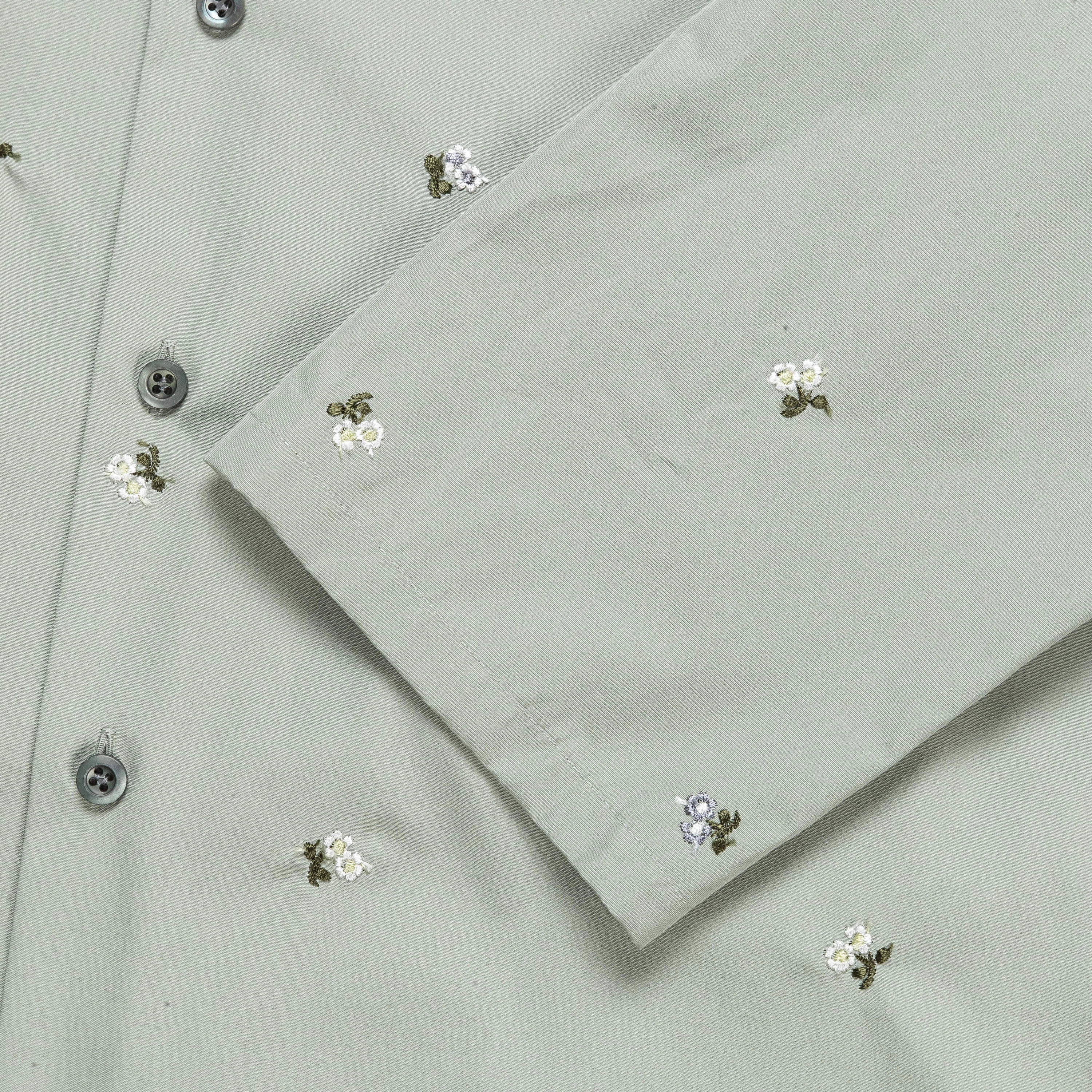 Popeline Shirt - Argile Flowers