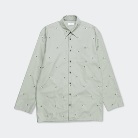 Popeline Shirt - Argile Flowers