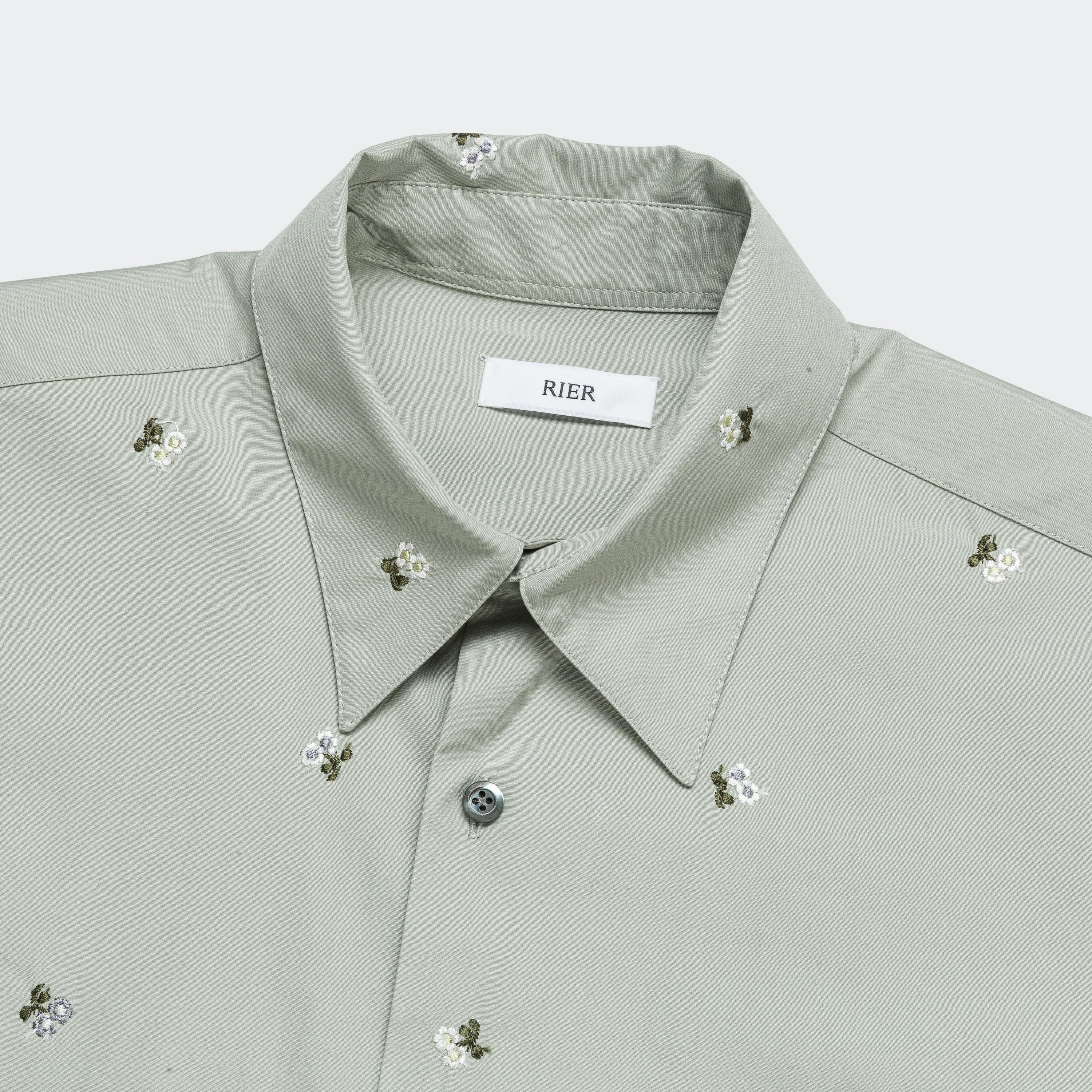 Popeline Shirt - Argile Flowers