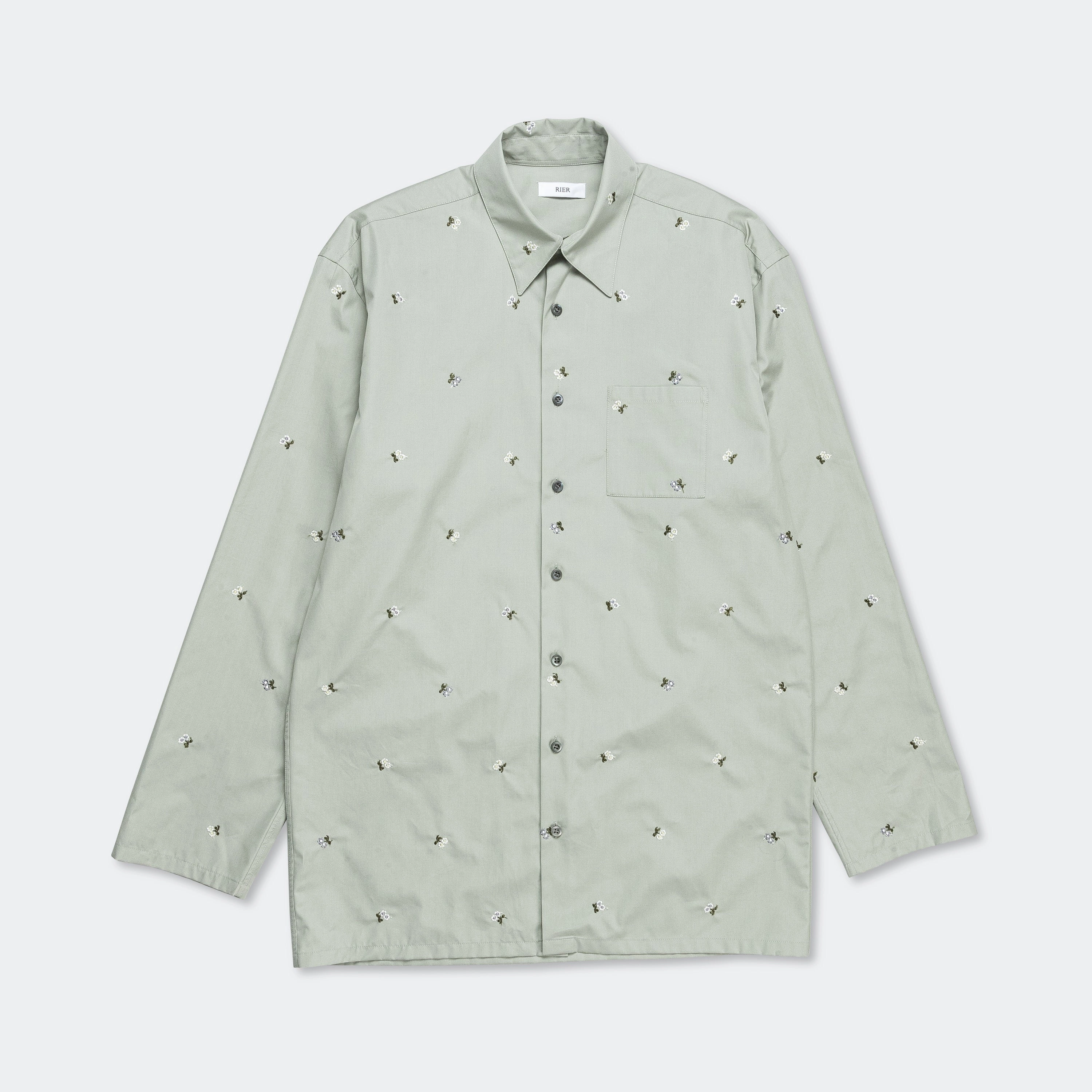 Popeline Shirt - Argile Flowers