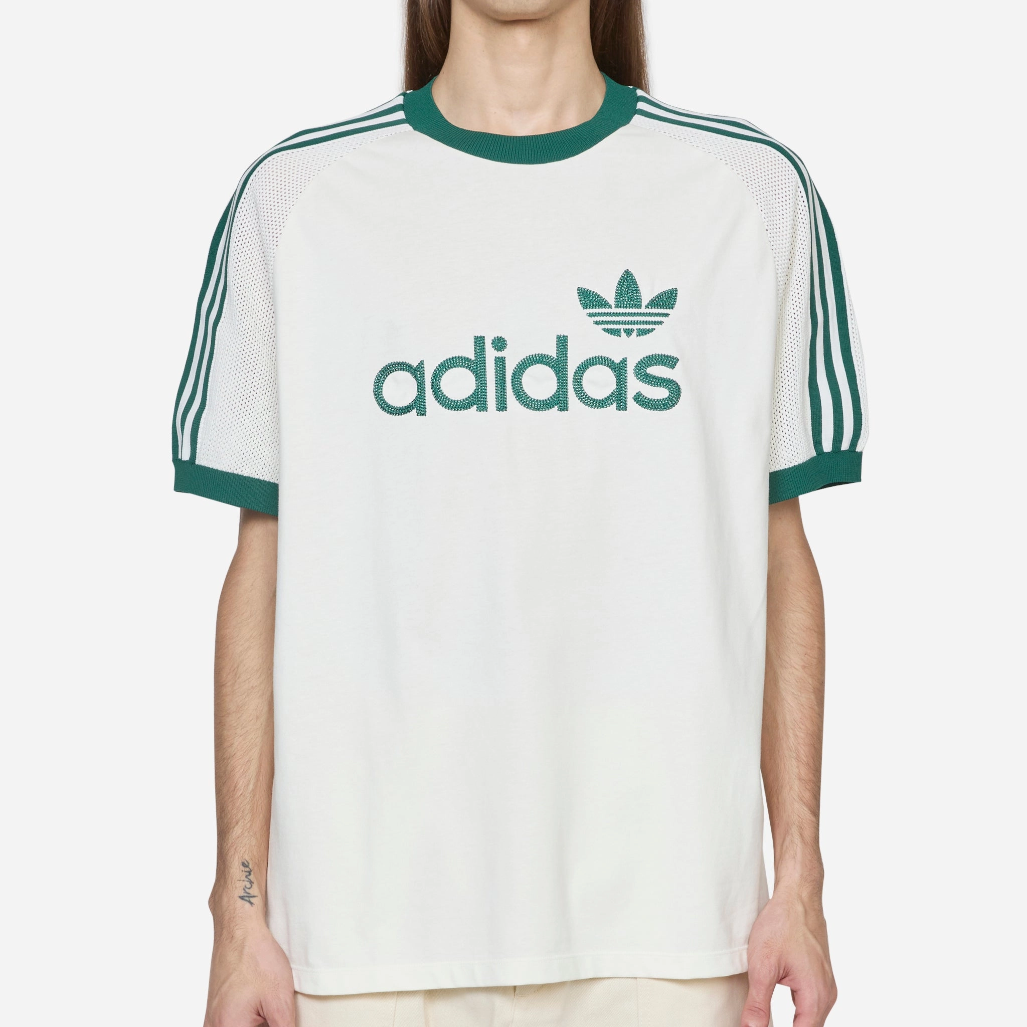 Premium Knitted T-Shirt Off White