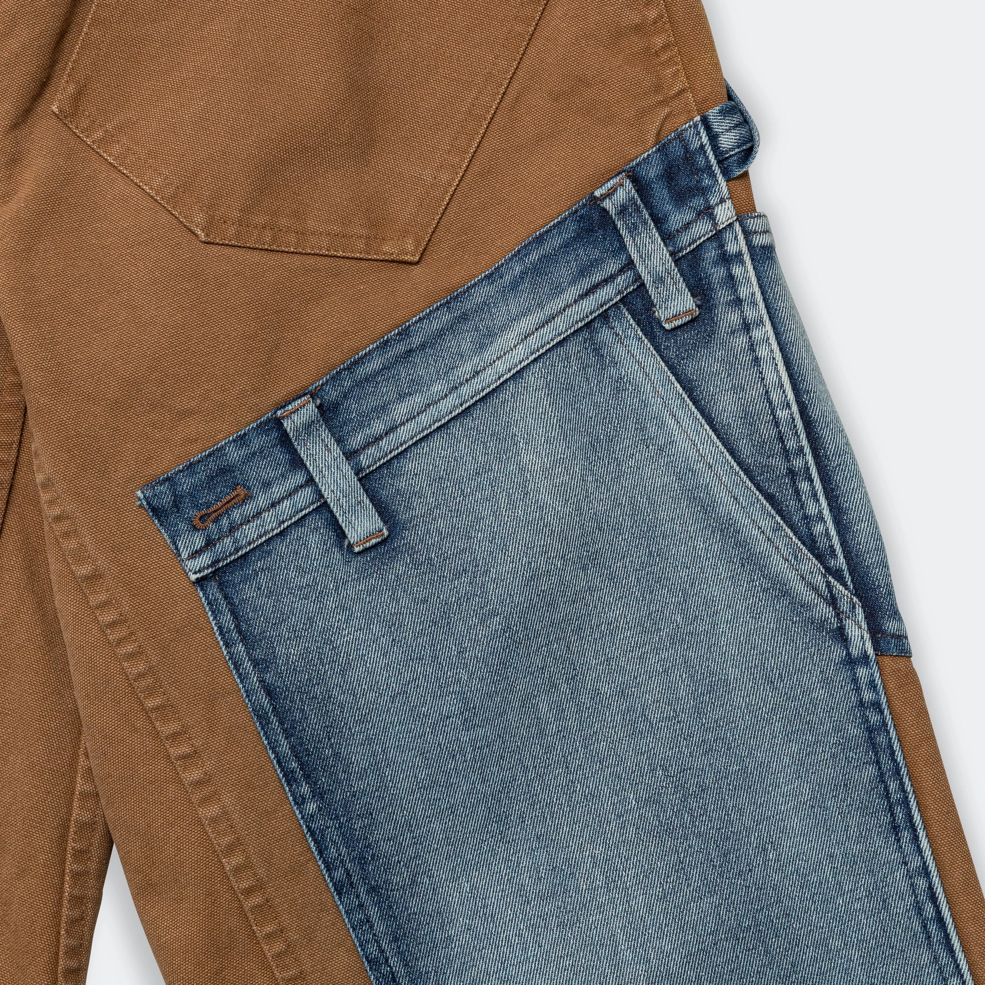 Re-make Carpenter Jeans - Brown/Blue