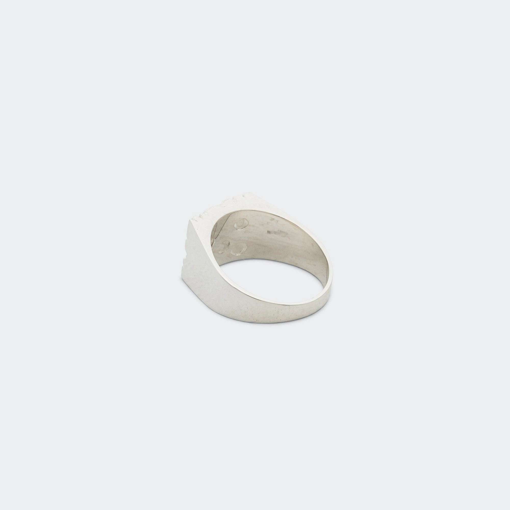 Rose Garden Signet Impression - 925 Silver