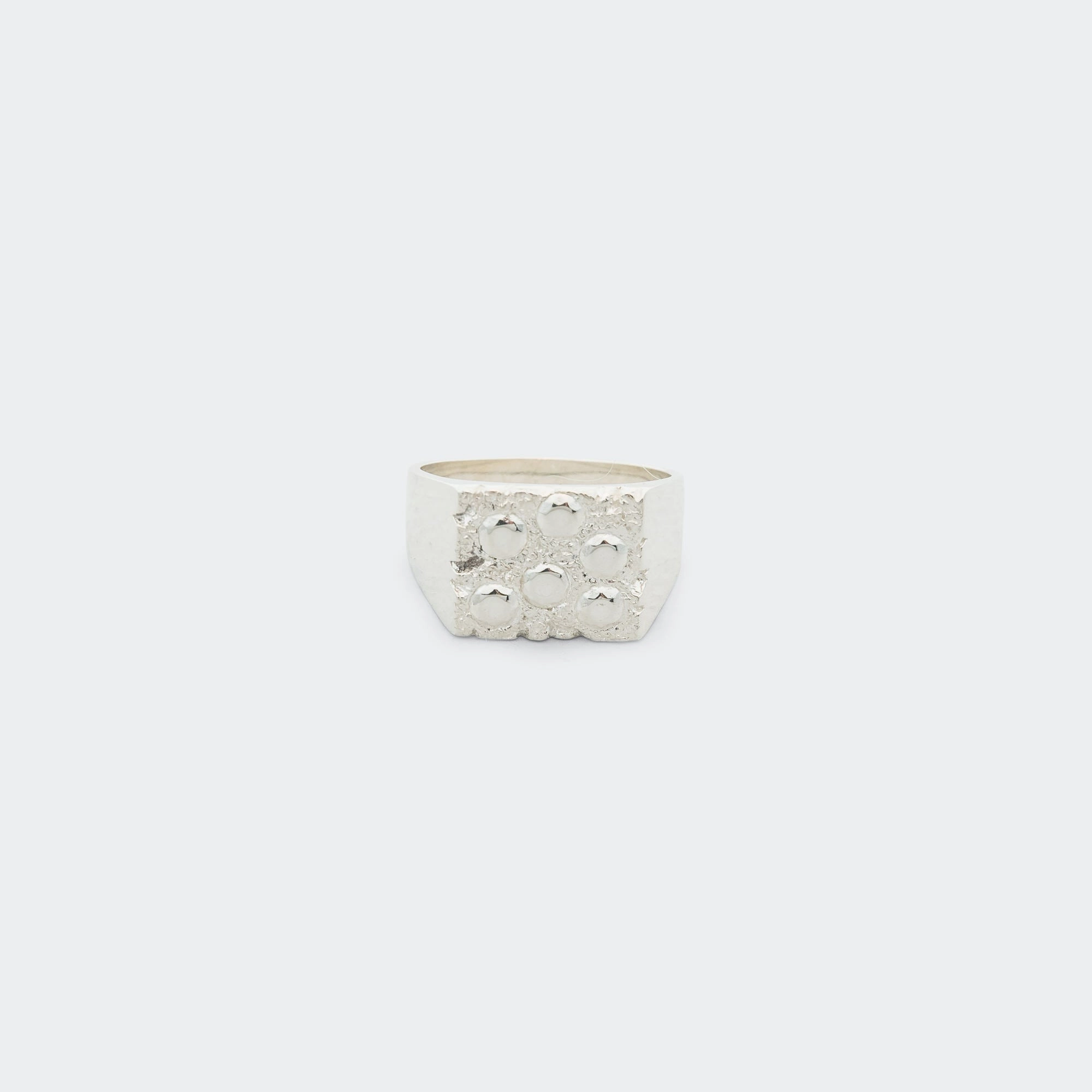 Rose Garden Signet Impression - 925 Silver