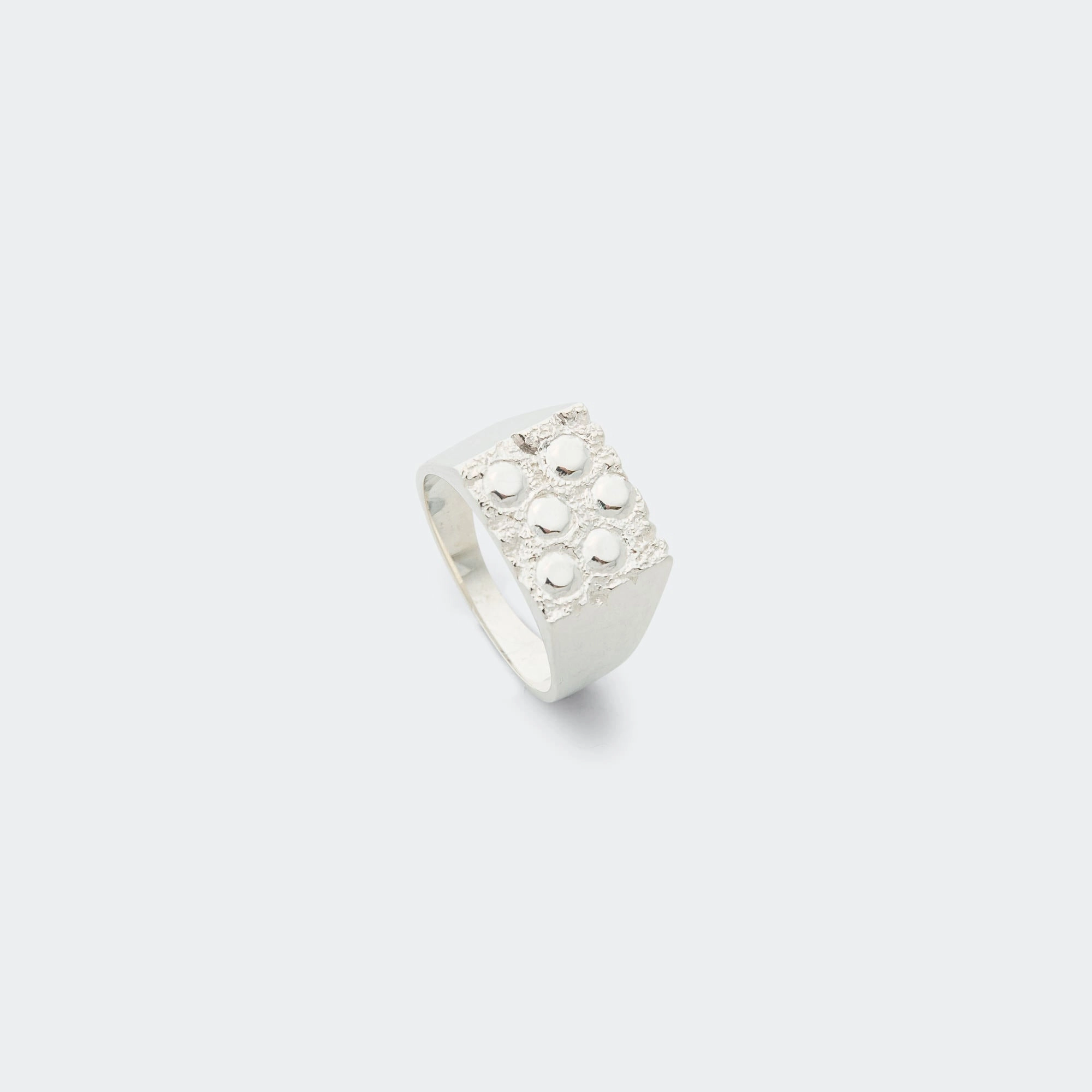 Rose Garden Signet Impression - 925 Silver