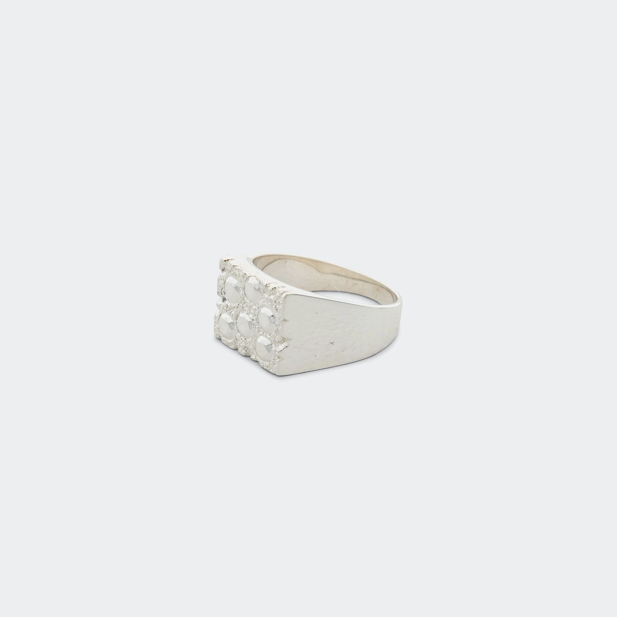 Rose Garden Signet Impression - 925 Silver