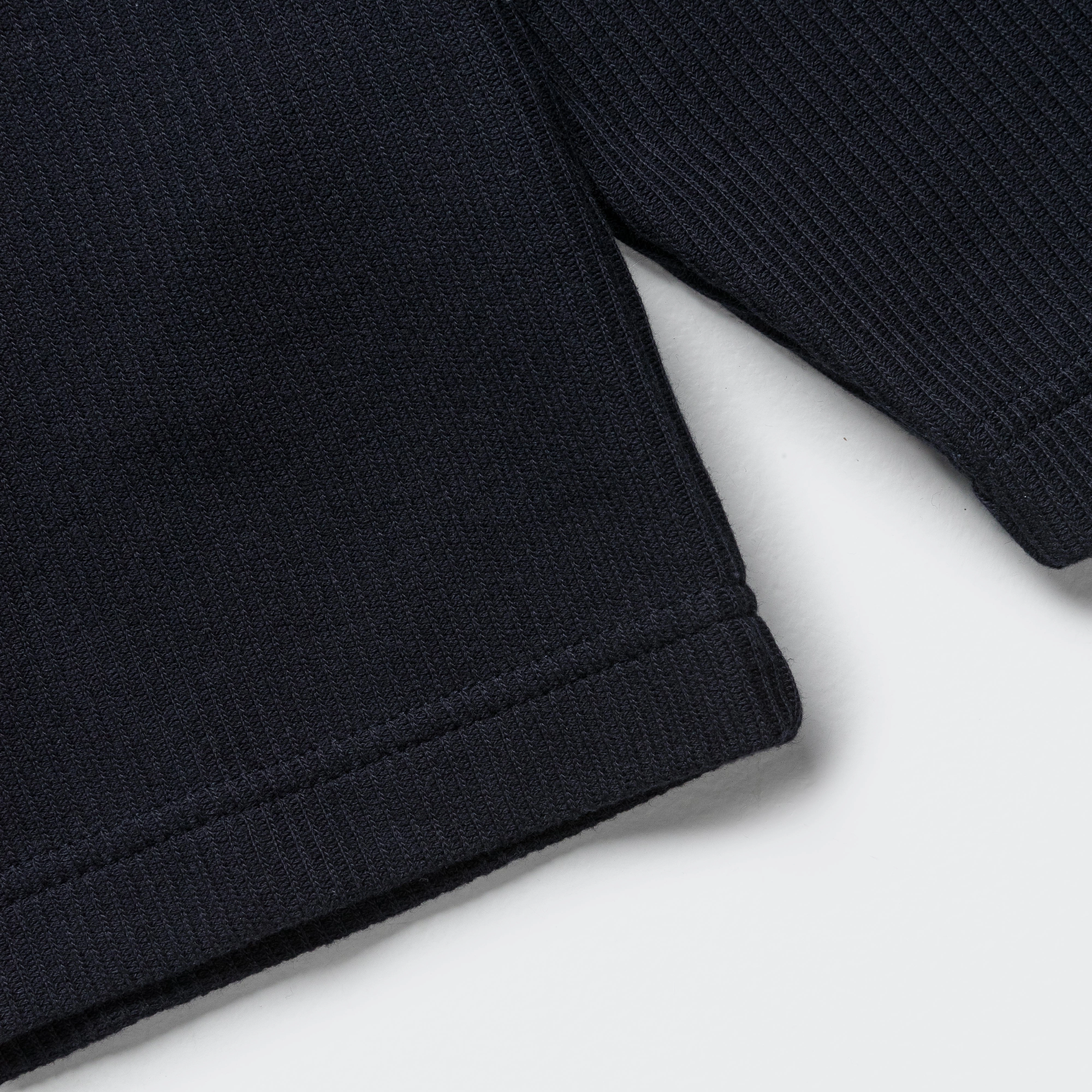 Ruben Double Face LS Polo - Dark Navy