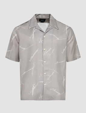 SCRIPT WOVEN SHIRT