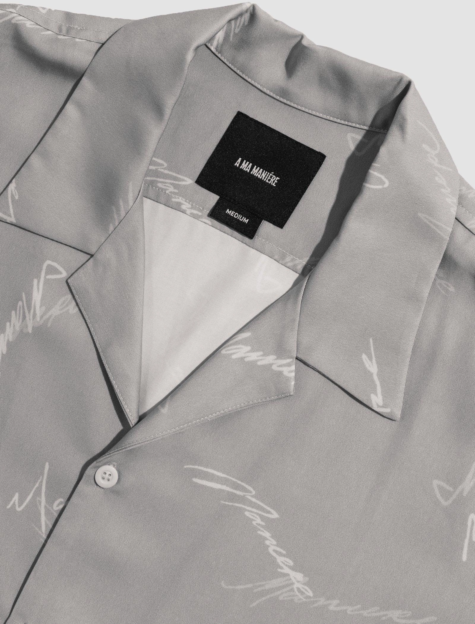 SCRIPT WOVEN SHIRT