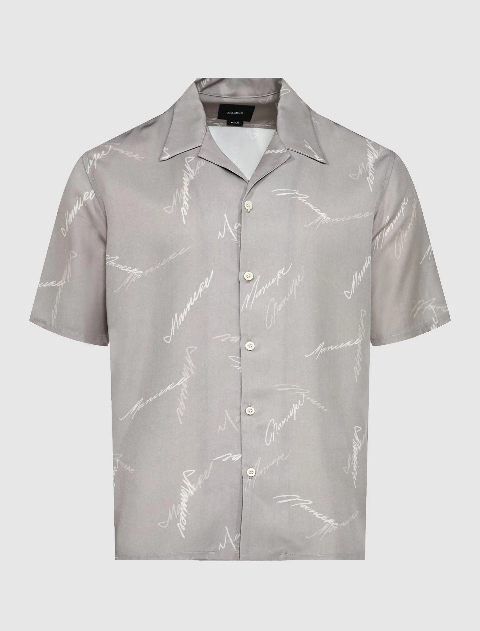 SCRIPT WOVEN SHIRT