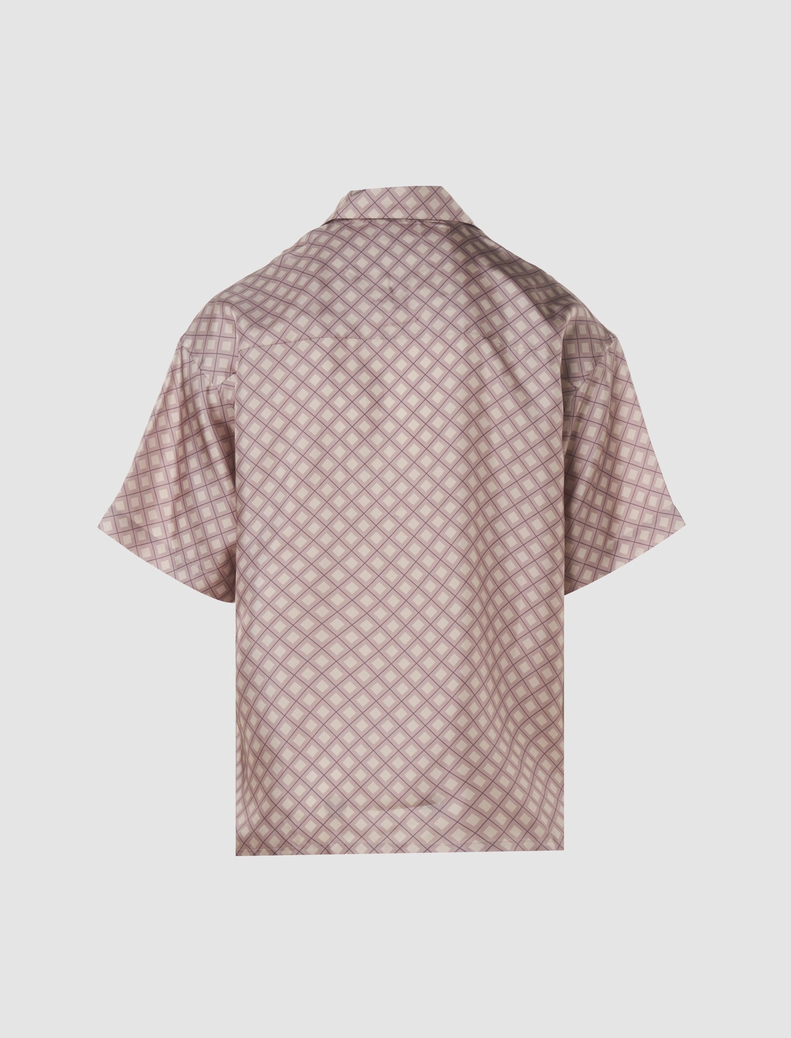 SILK SHORT SLEEVE BUTTON-UP SHIRT