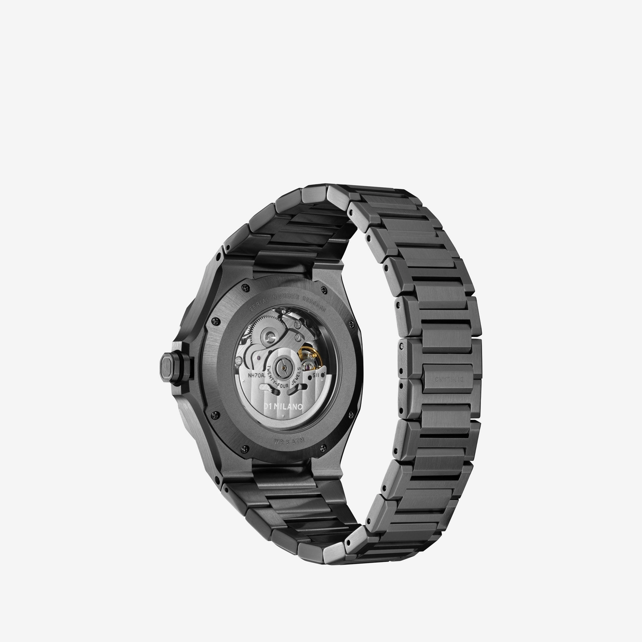 Skeleton Bracelet 41.5mm Gun Metal