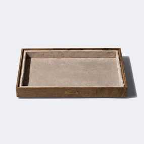 Stackable Jewellery Tray - Beige