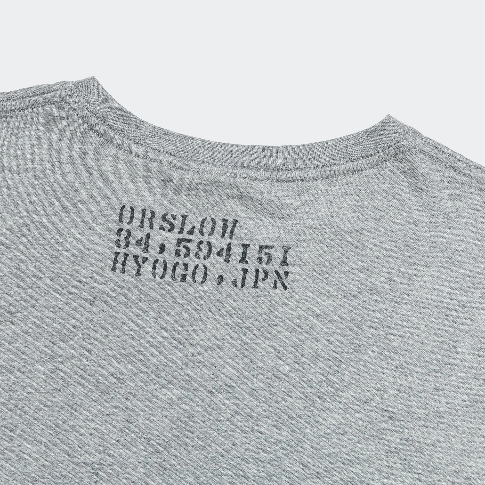Stencil T-Shirt x UP THERE - Heather Grey