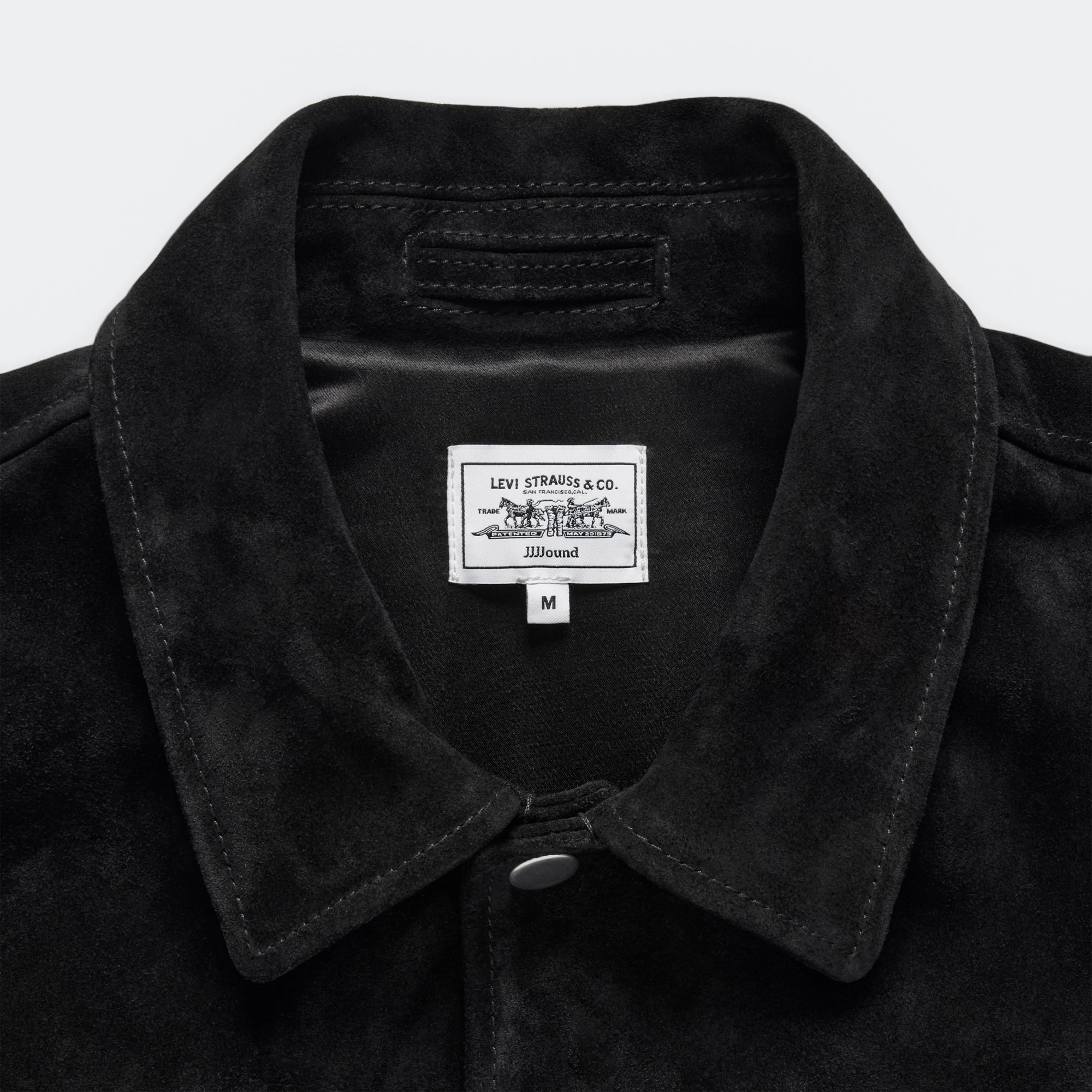 Suede Coach Jacket x JJJJound - Black