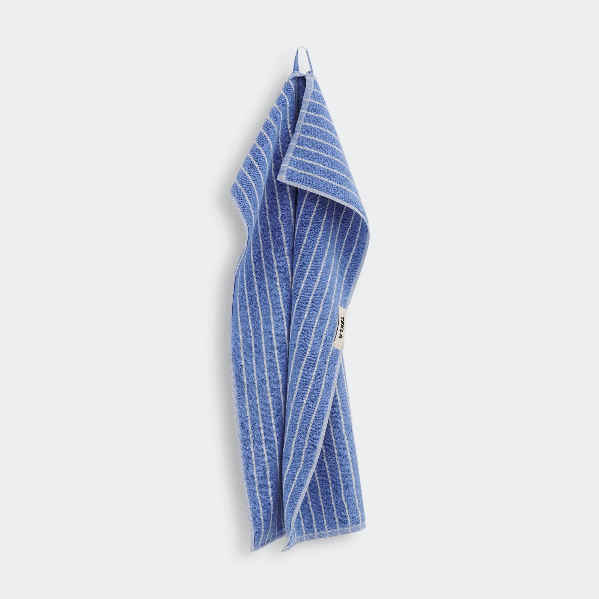 Terry Towel - Clear Blue Stripes