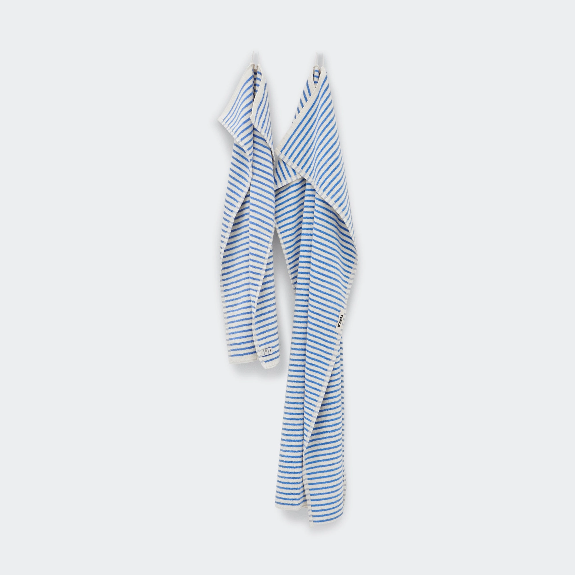 Terry Towel - Coastal Blue Stripe