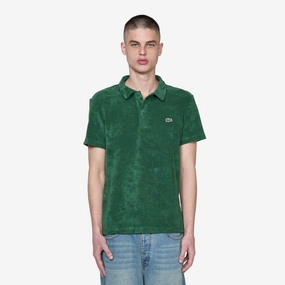 Terry Towelling Polo Green