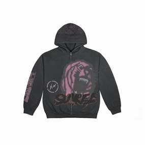 Travis Scott Cactus Jack For Fragment Sunrise Zip Up Hoodie Black