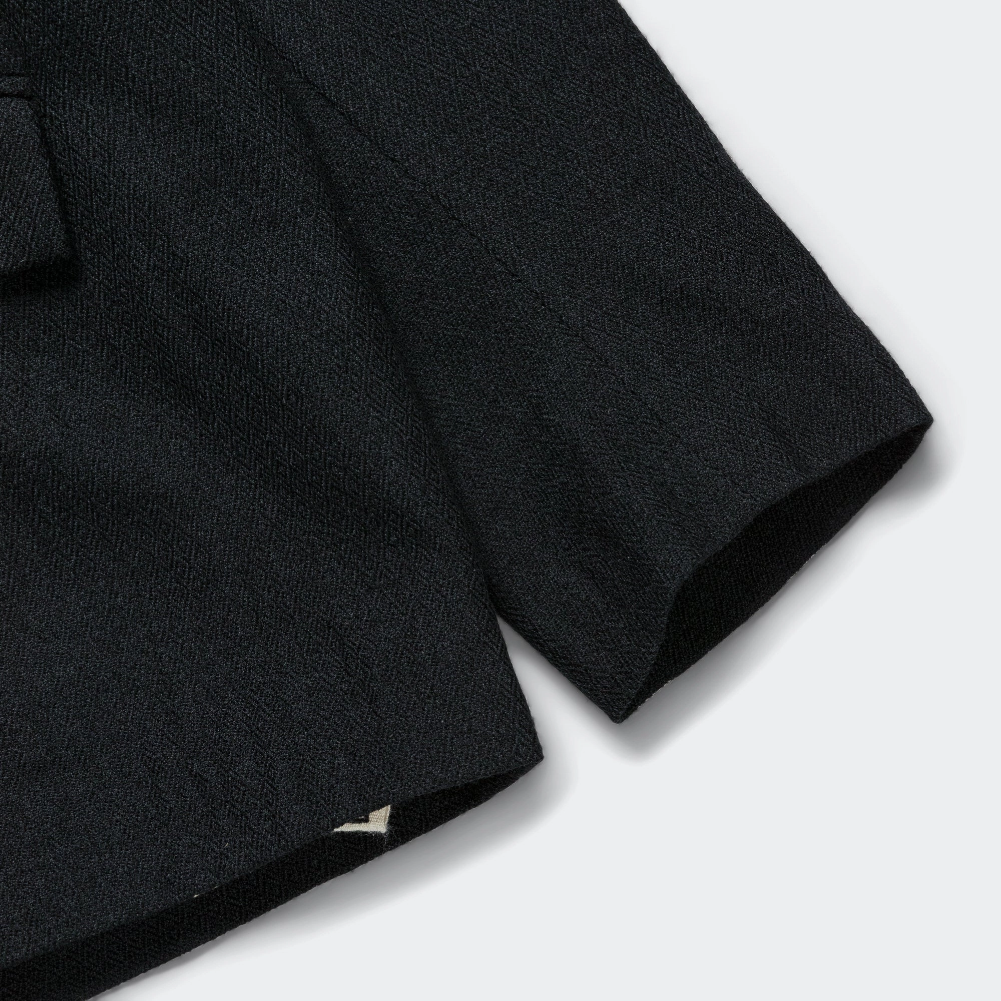 Two Button Blazer - Black/Bone