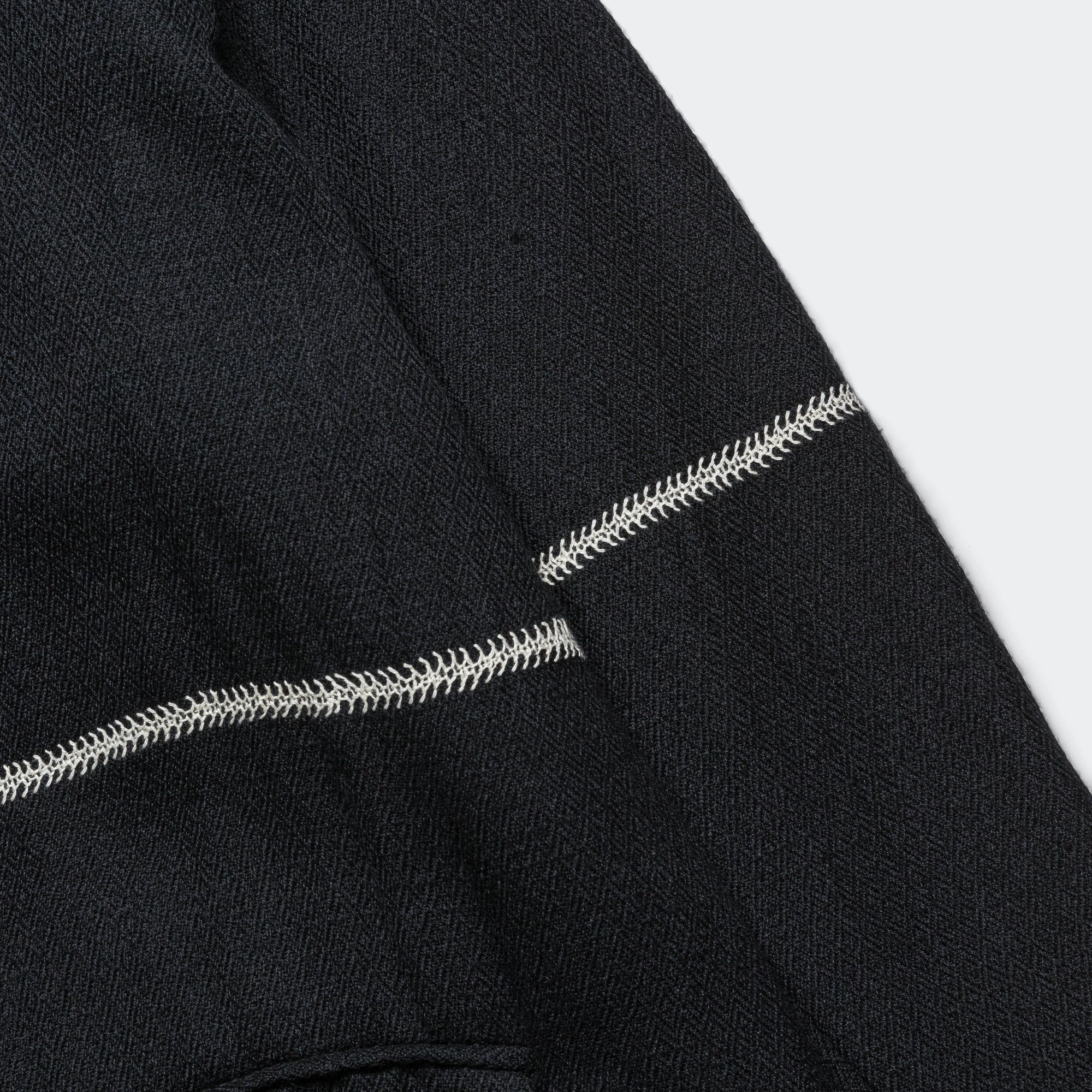 Two Button Blazer - Black/Bone