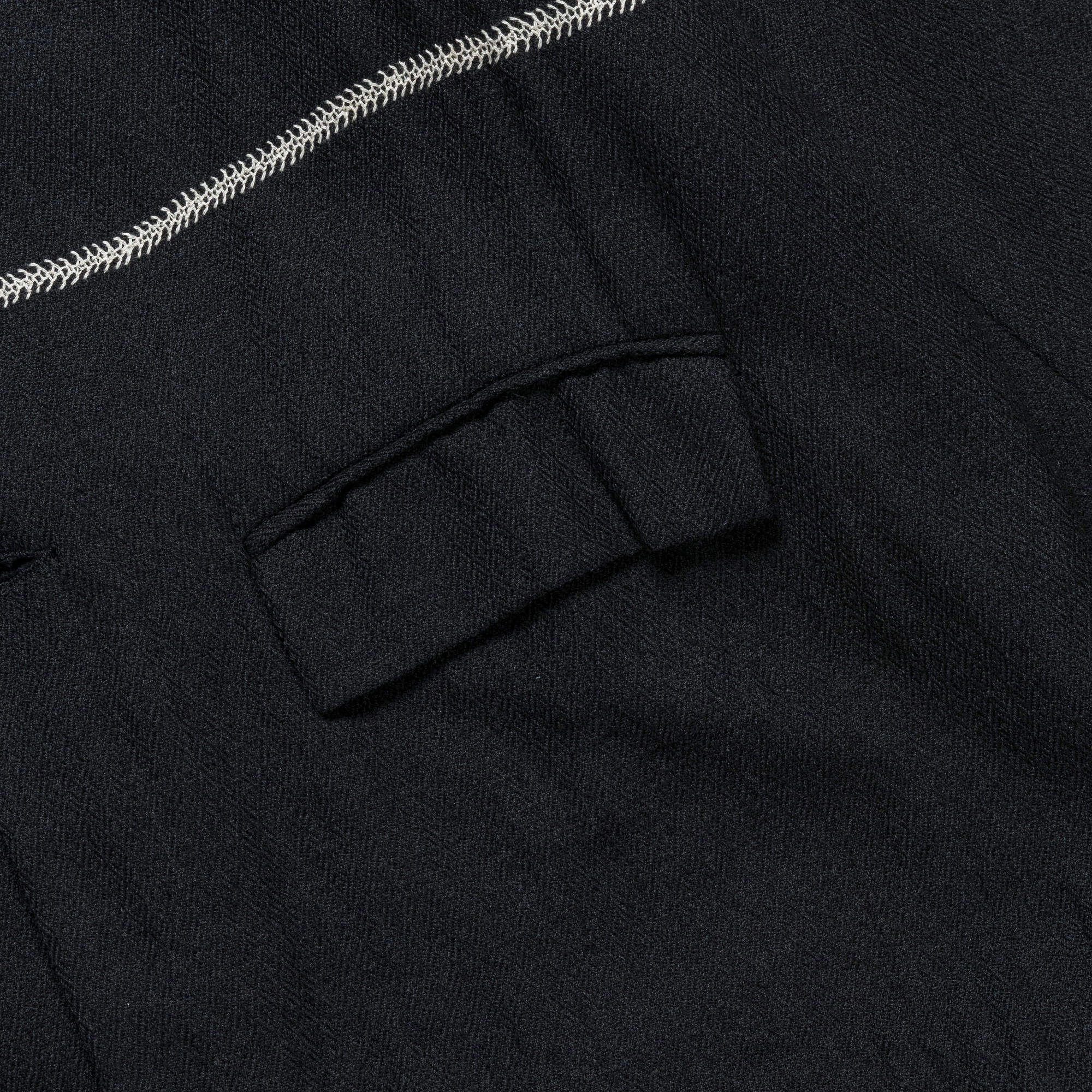 Two Button Blazer - Black/Bone