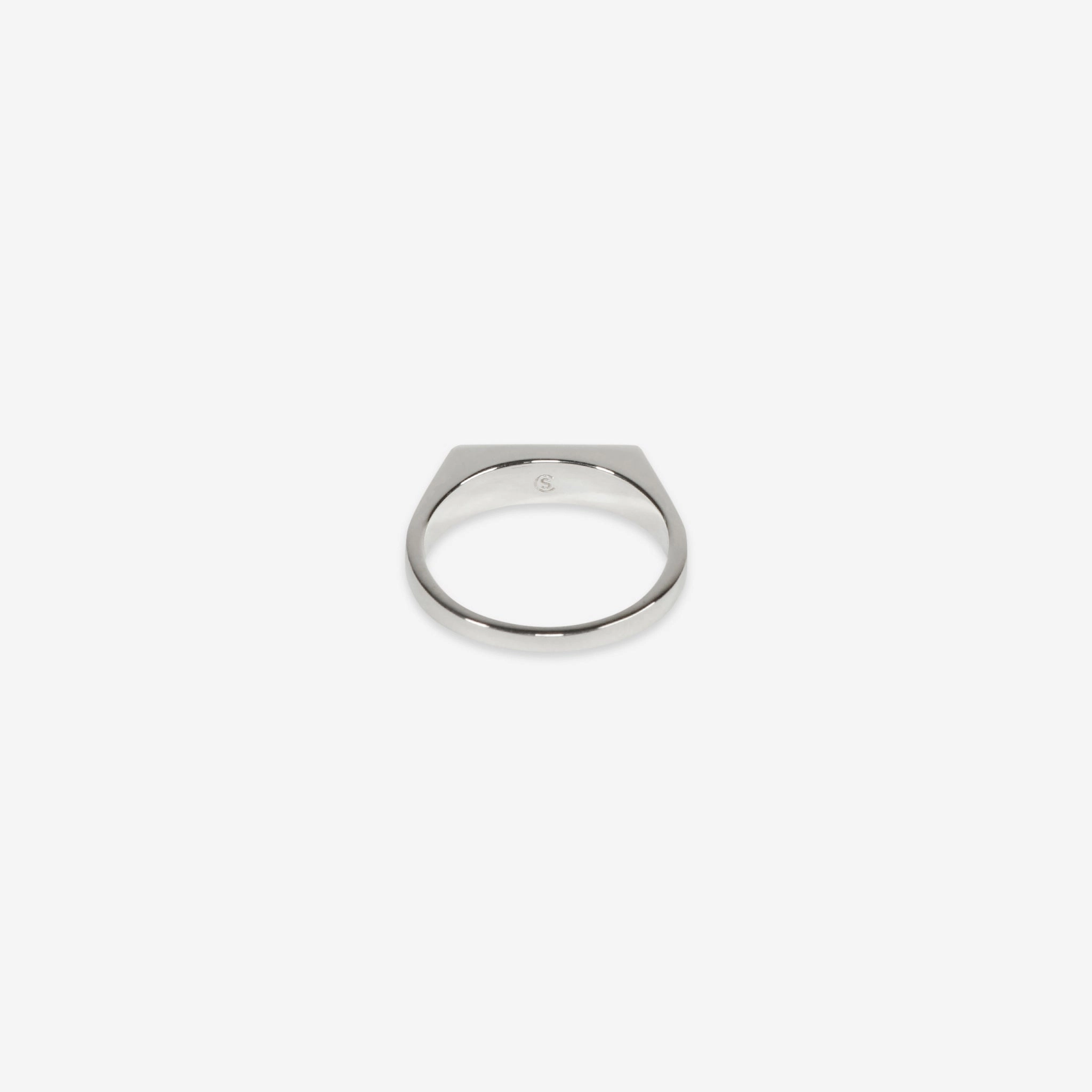 Type 002 Narrow Signet Ring Silver