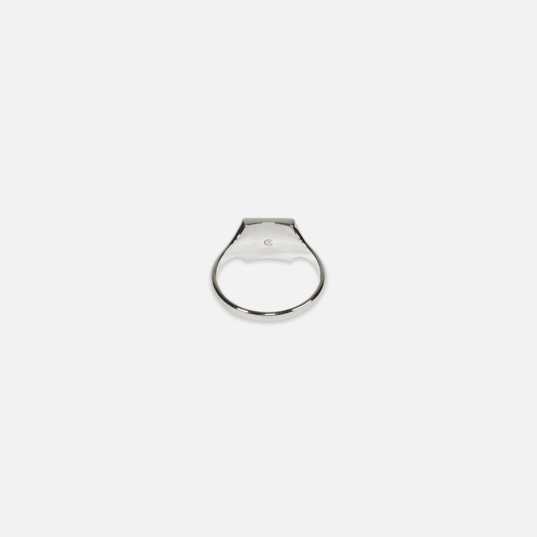 Type 011 Slim Square Signet Silver
