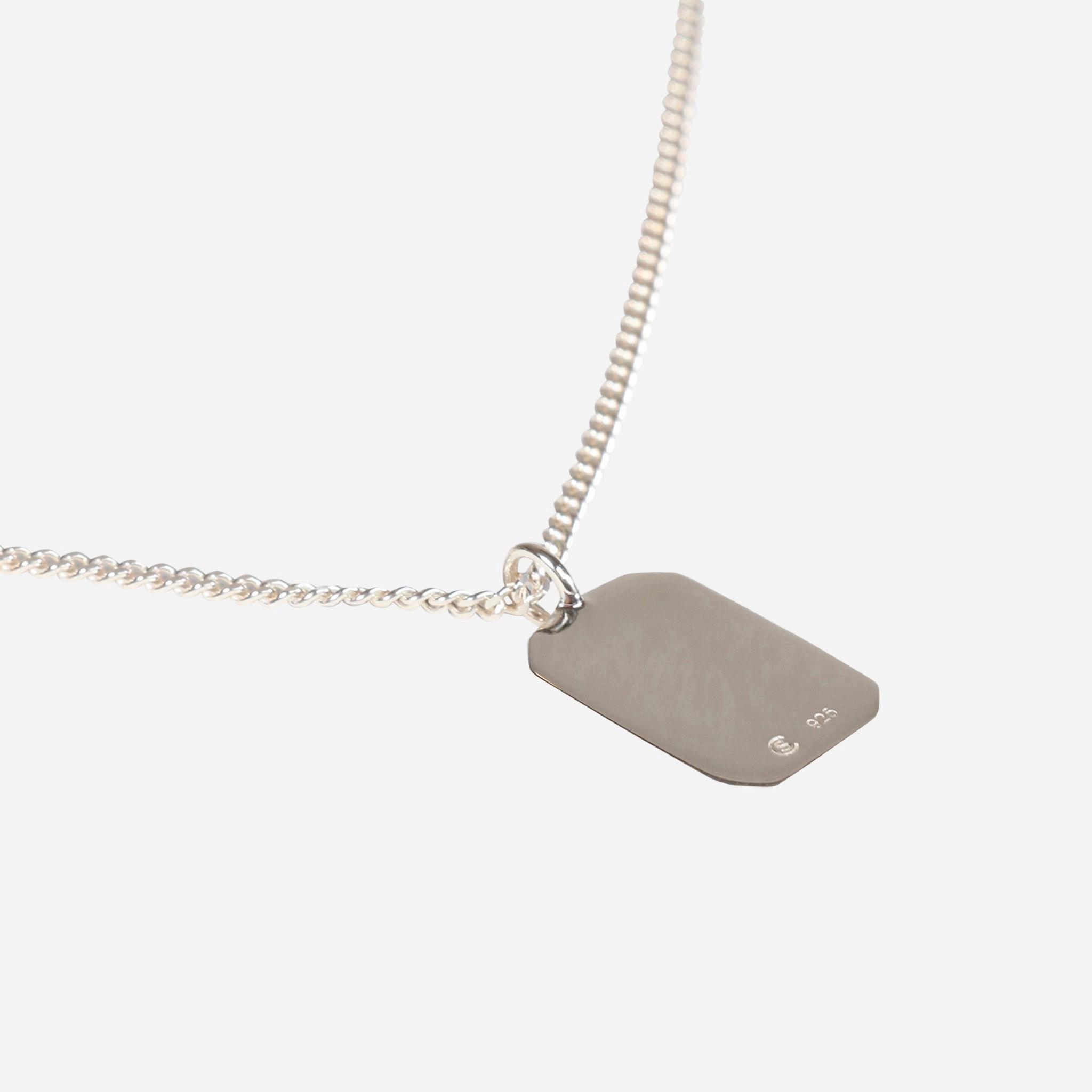 Type 013 Bank Pendant Silver